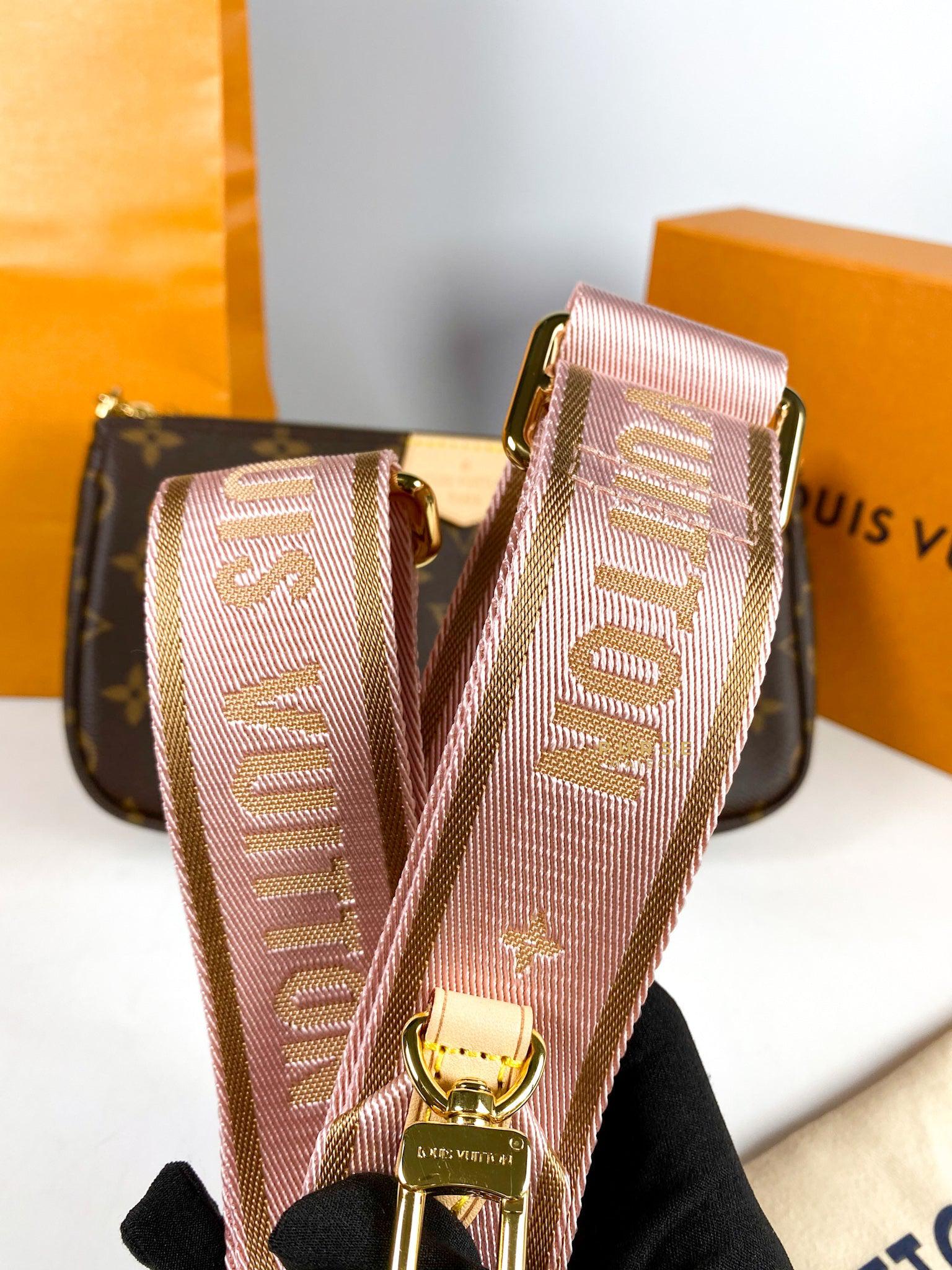 Louis Vuitton Multi Pochette in Rose Ballerine (Microchip)
