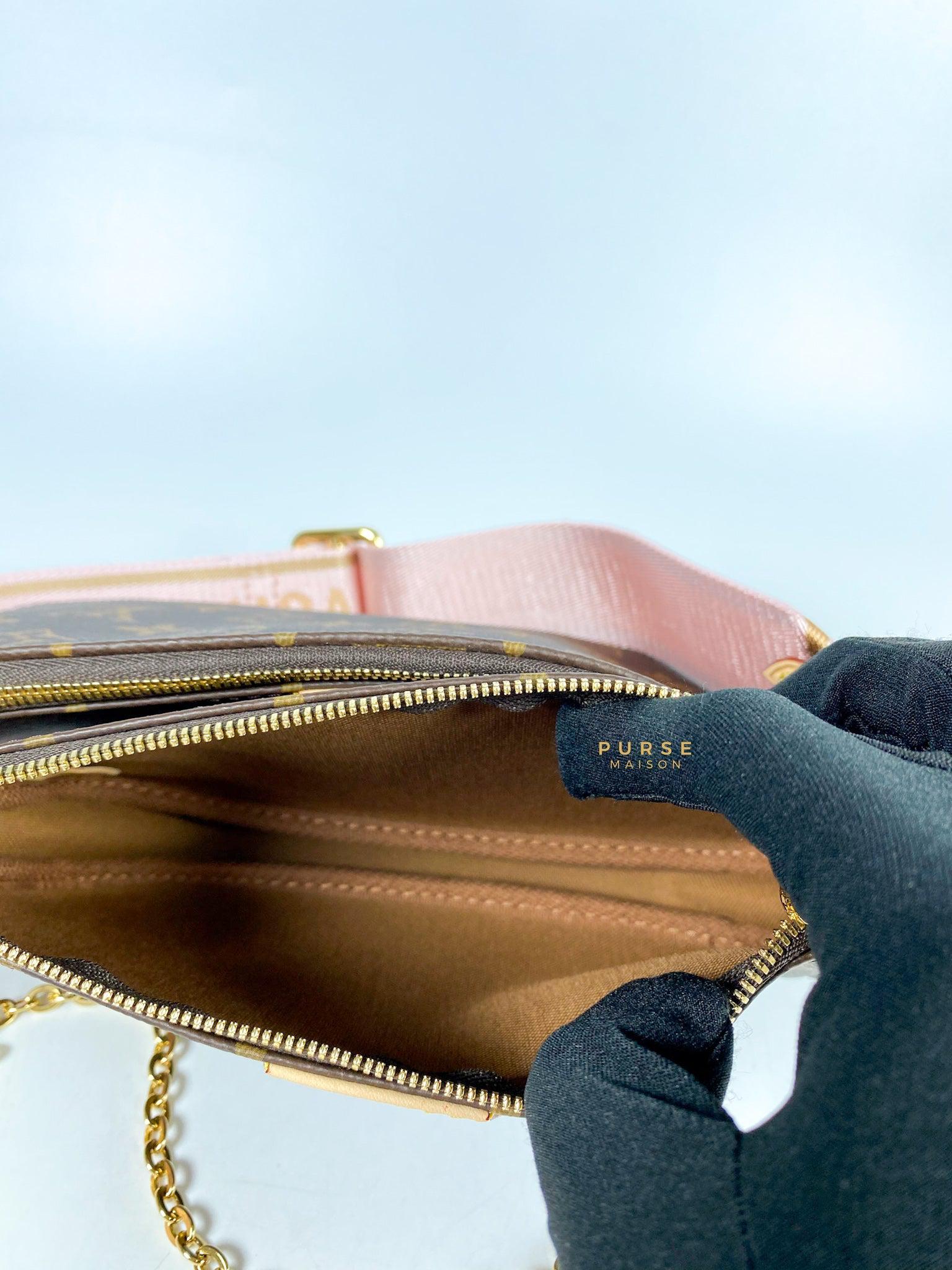 Louis Vuitton Multi Pochette in Rose Ballerine (Microchip)