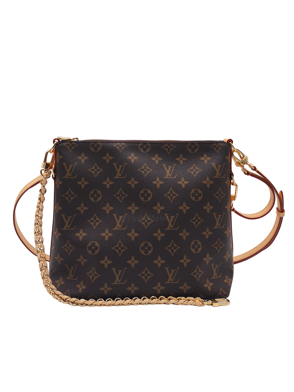 Louis Vuitton Multipass Crossbody Bag in Monogram Canvas and Light Gold Hardware Microchip | Purse Maison Luxury Bags Shop