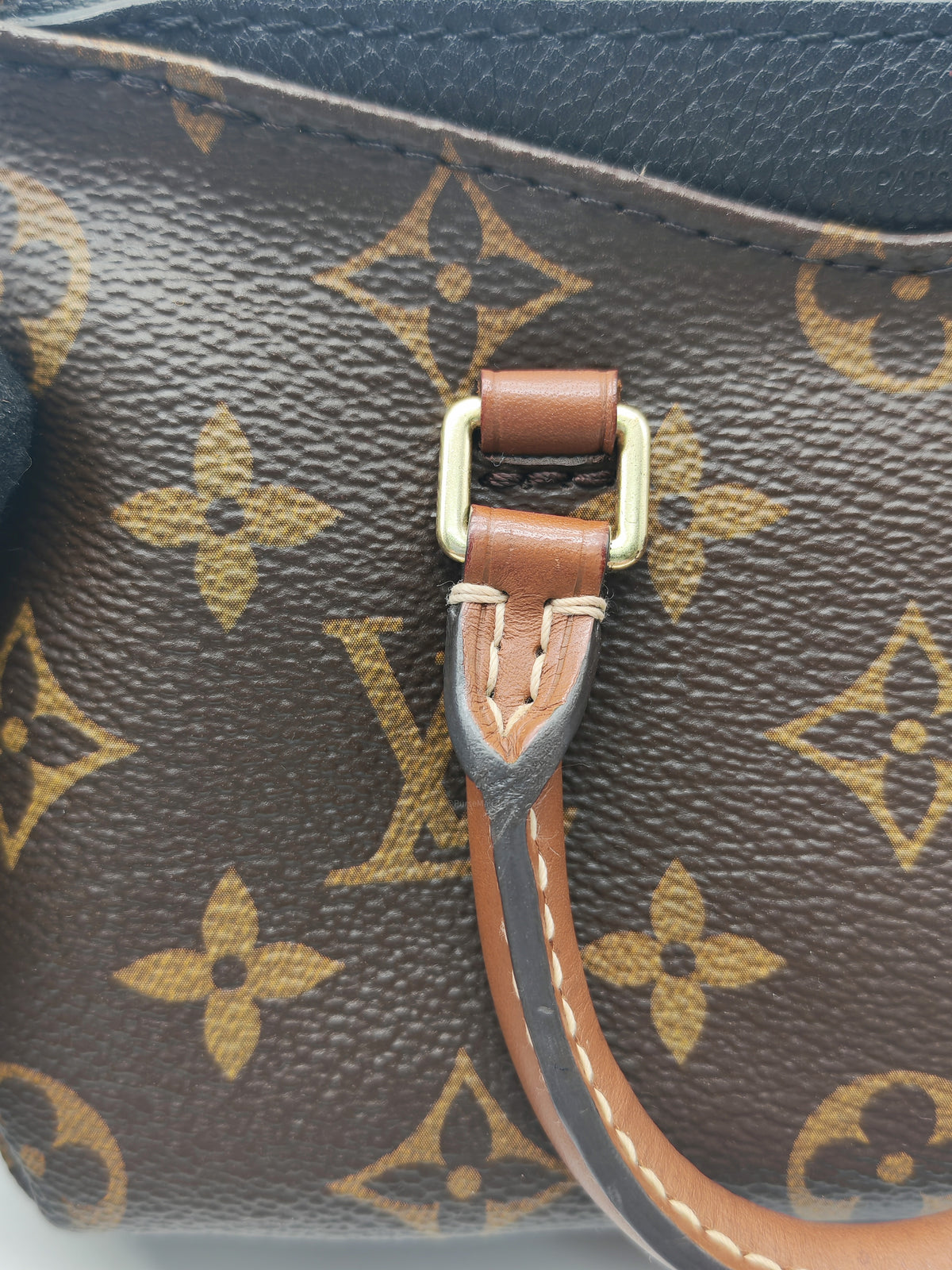 Louis Vuitton Nano Pallas Two Way Hand Bag in Monogram Canvas and Gold Hardware (Datecode: SN5115) | Purse Maison Luxury Bags Shop