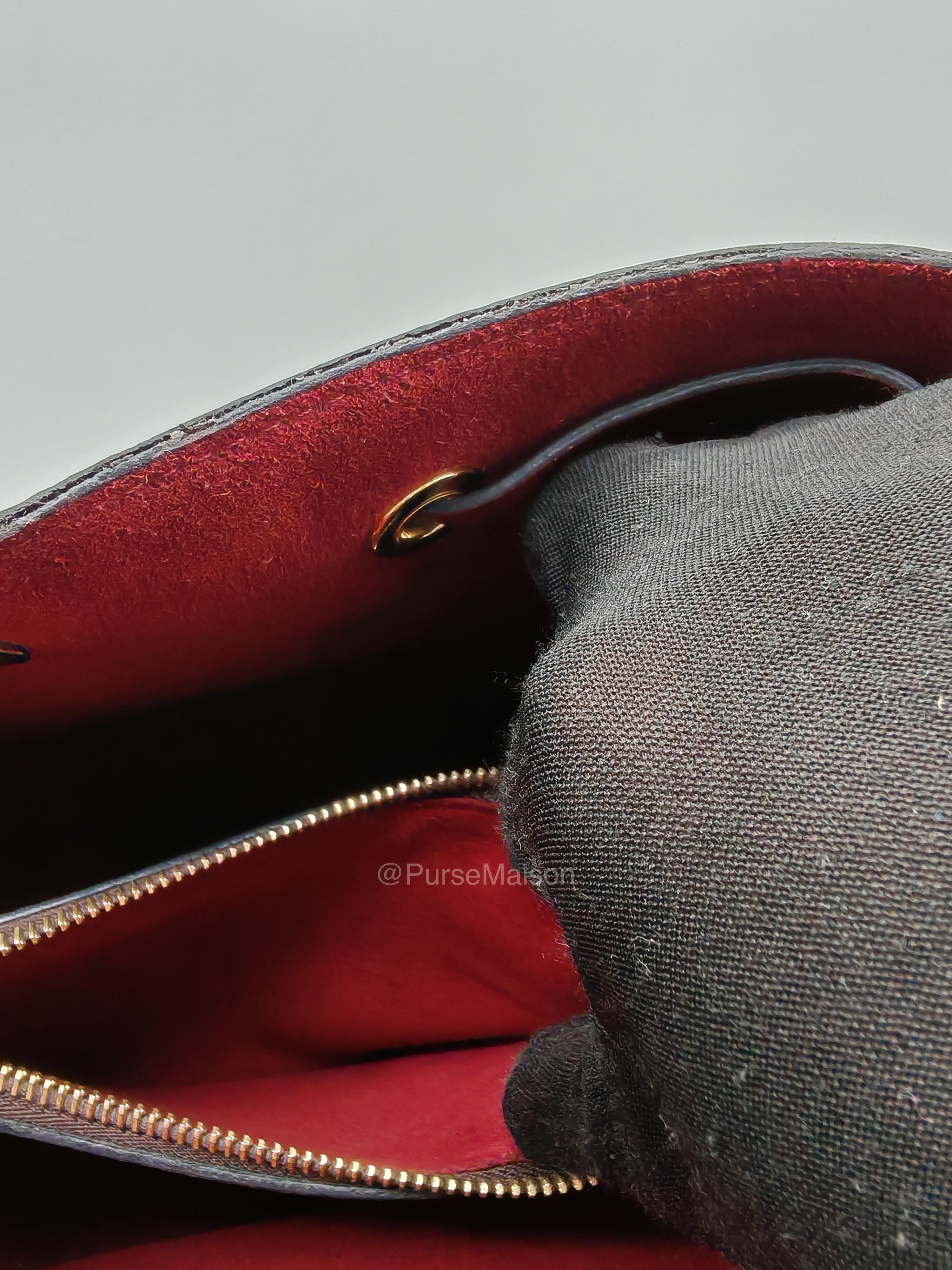 Louis Vuitton Neo Noe MM in Damiere Ebene Canvas and Gold Hardware (Datecode: AH4159) | Purse Maison Luxury Bags Shop