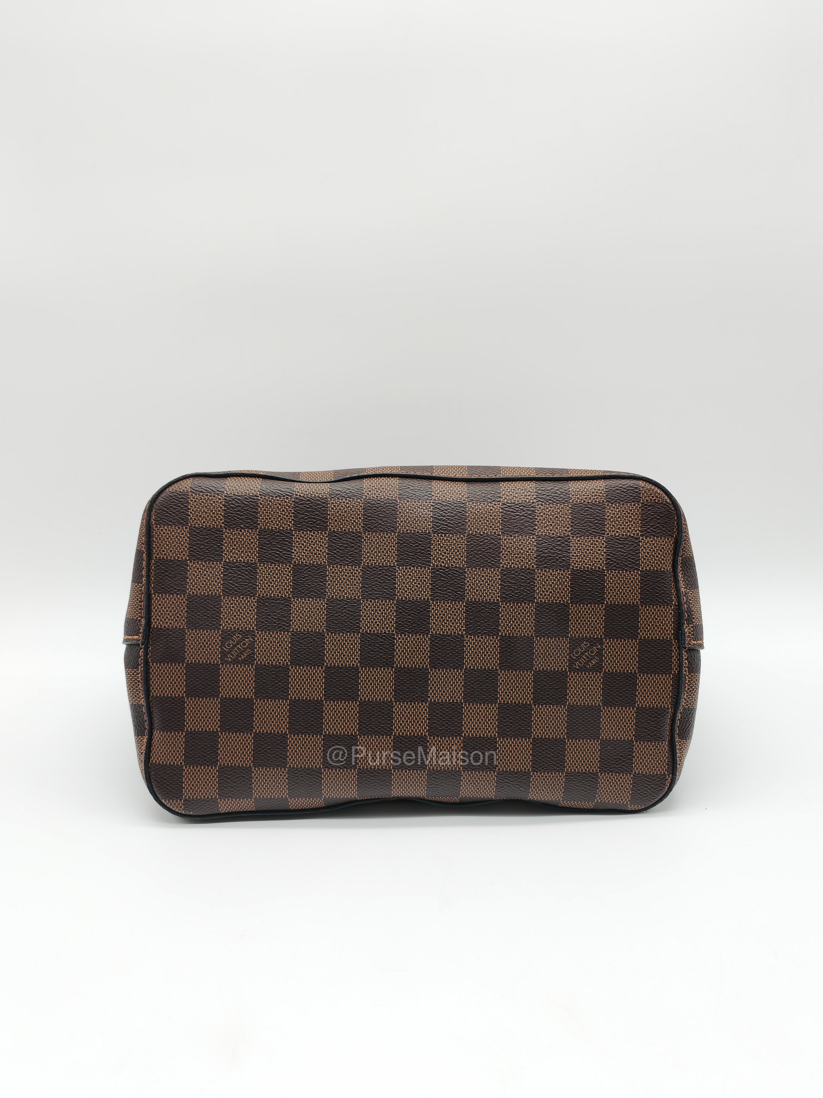 Louis Vuitton Neo Noe MM in Damiere Ebene Canvas and Gold Hardware (Datecode: AH4159) | Purse Maison Luxury Bags Shop