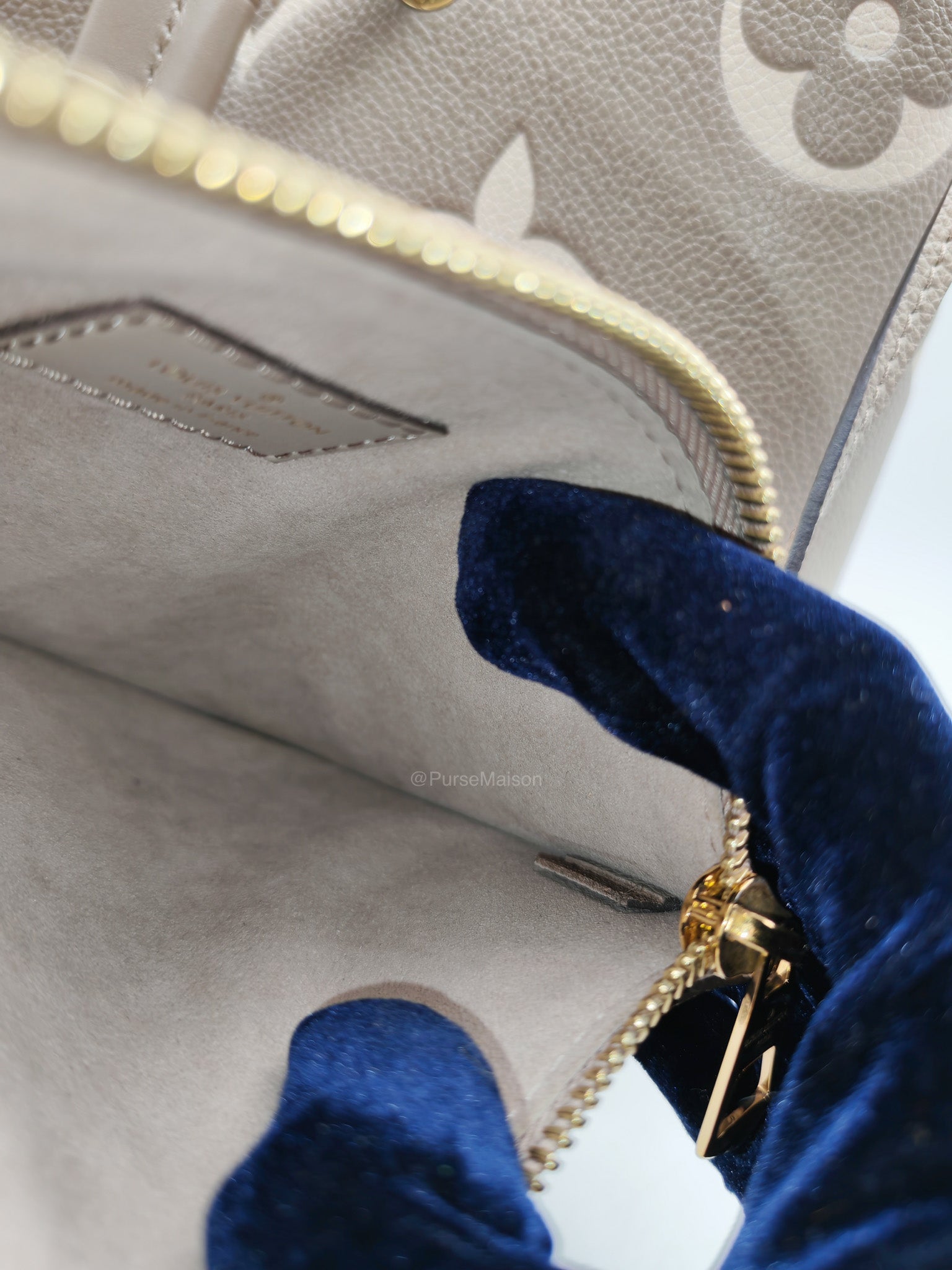 Louis Vuitton Neo Noe MM Tourterelle Empriente Leather Bucket Bag (microchip) | Purse Maison Luxury Bags Shop