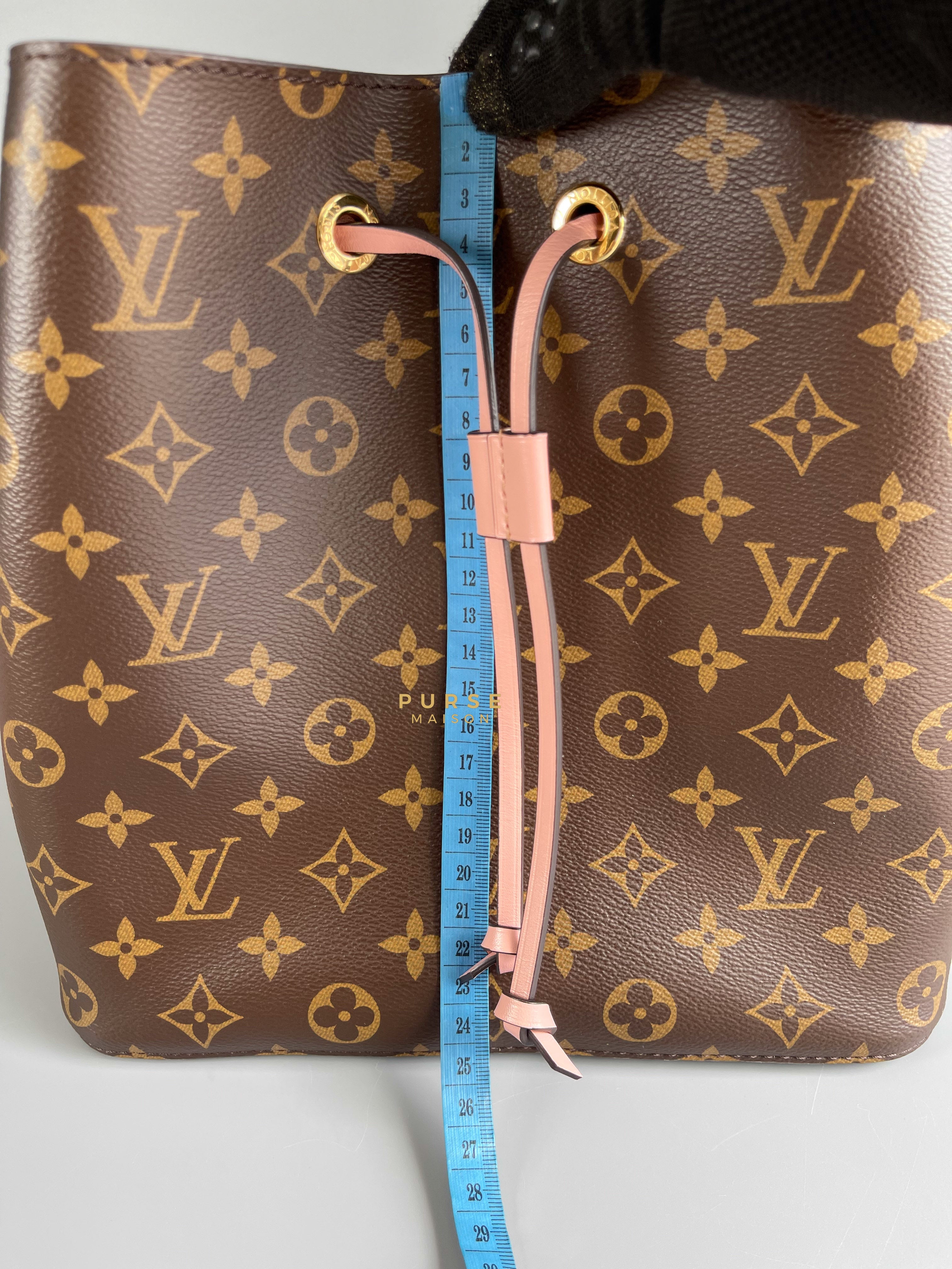 Louis Vuitton Neo Noe Rose Poudre Monogram Canvas (Microchip) | Purse Maison Luxury Bags Shop