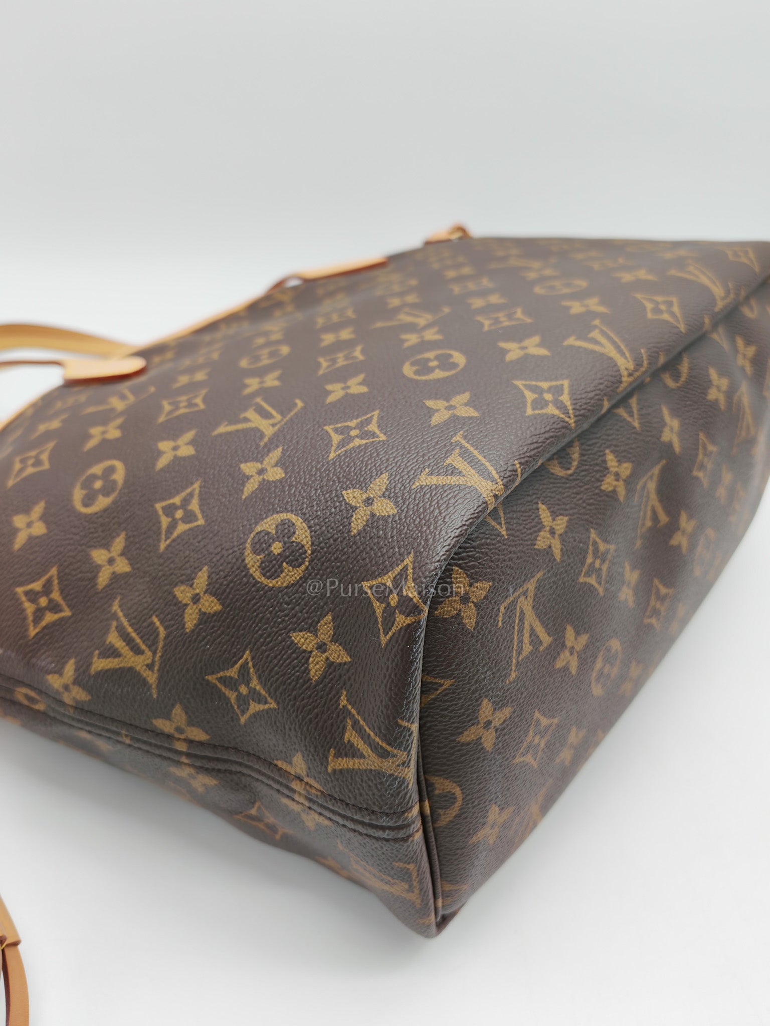 Louis Vuitton Neverfull Bandouliere Inside Out MM in Monogram Canvas (Microchip) | Purse Maison Luxury Bags Shop