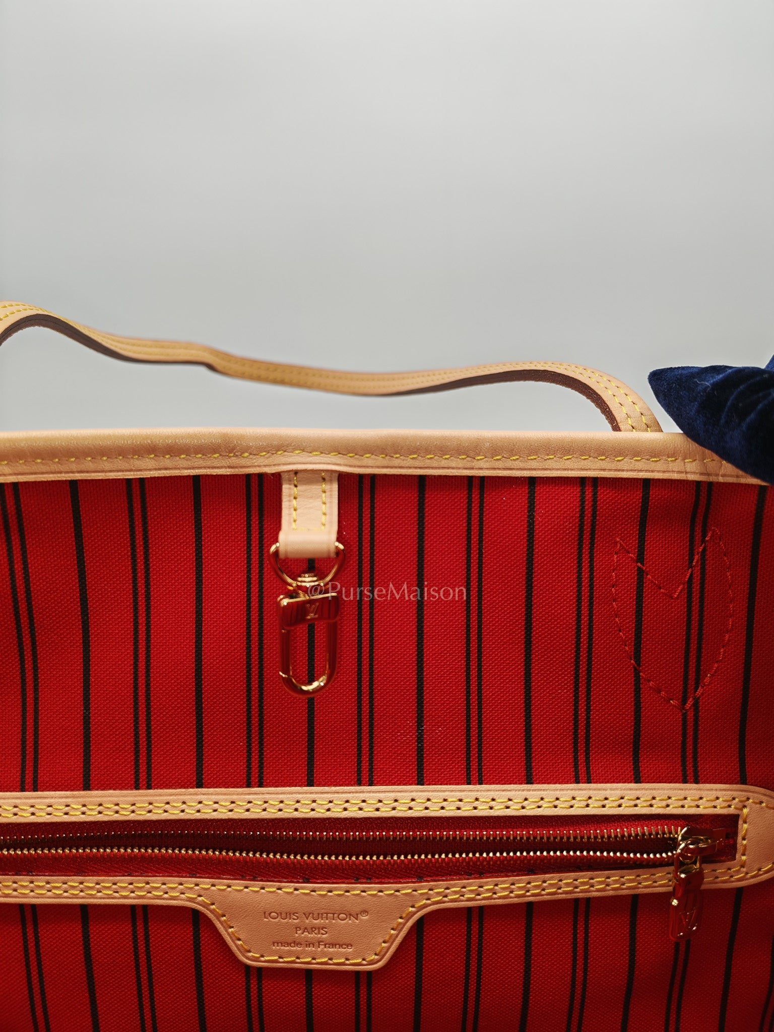 Louis Vuitton Neverfull Bandouliere Inside Out MM in Monogram Canvas (Microchip) | Purse Maison Luxury Bags Shop