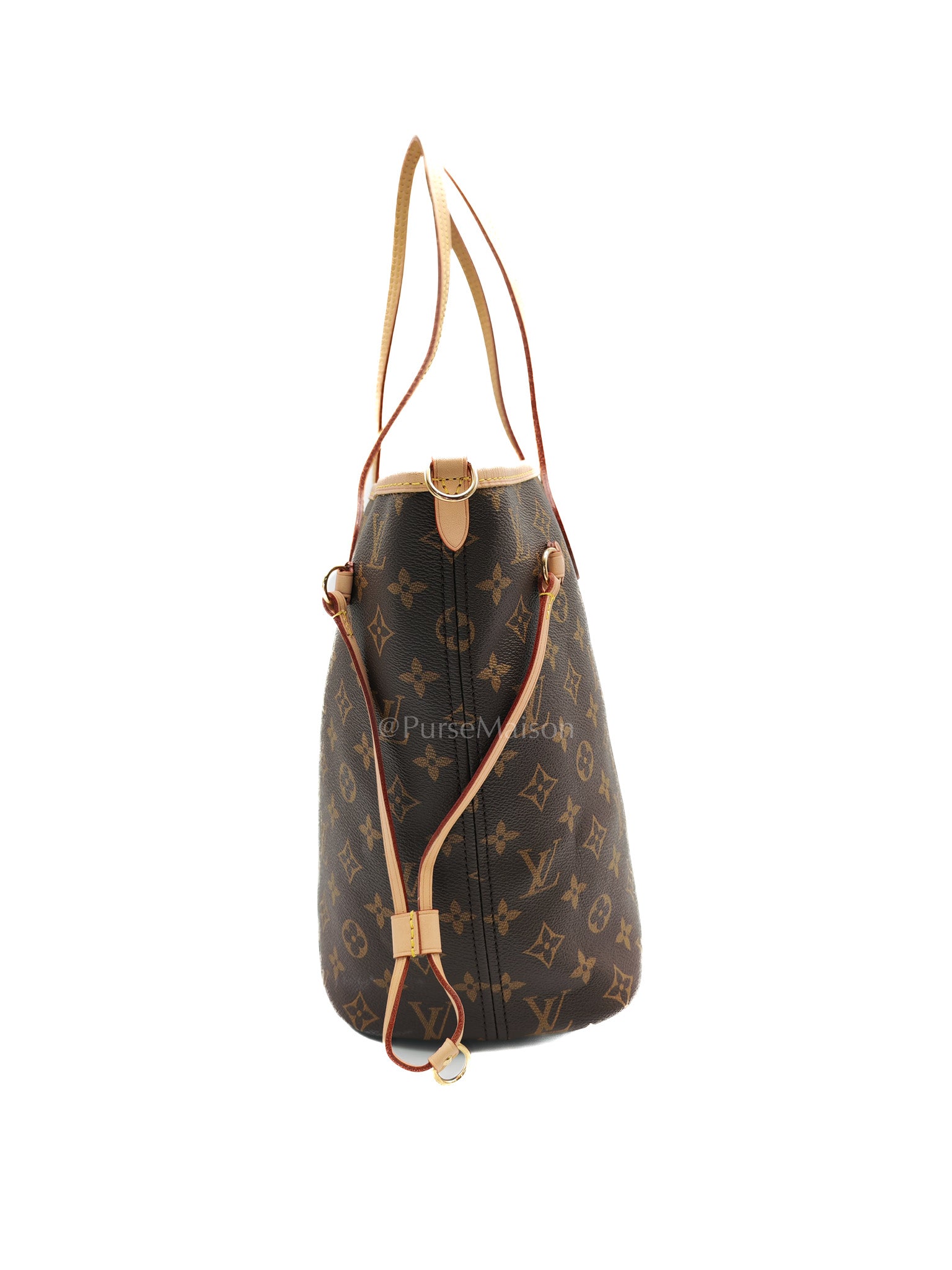 Louis Vuitton Neverfull Bandouliere Inside Out MM in Monogram Canvas (Microchip) | Purse Maison Luxury Bags Shop