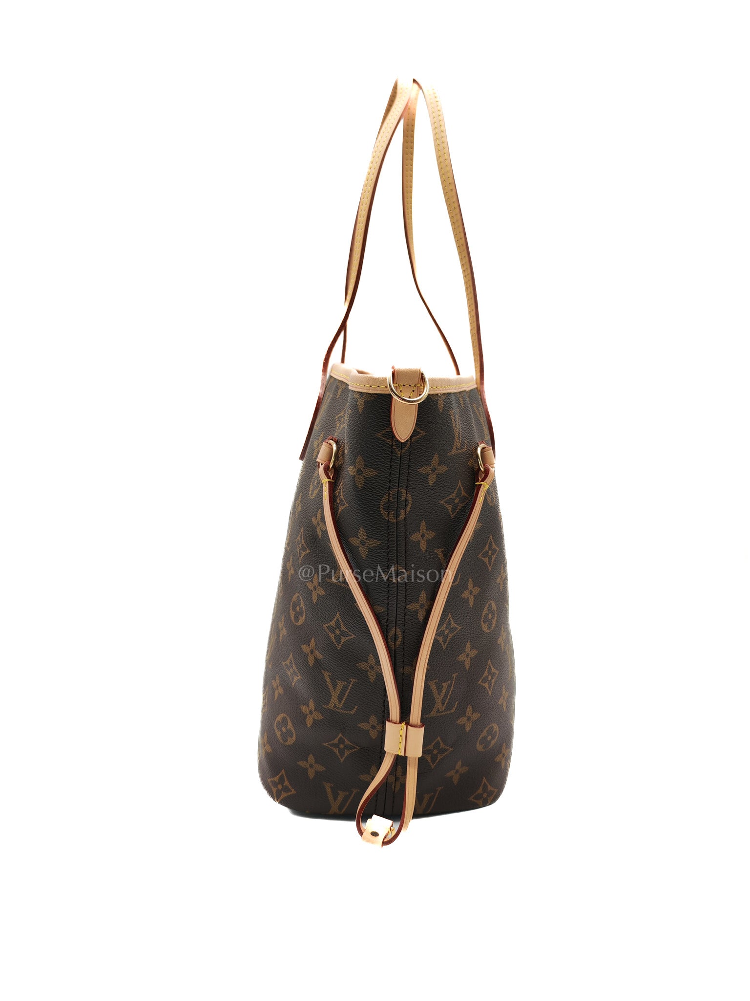Louis Vuitton Neverfull Bandouliere Inside Out MM in Monogram Canvas (Microchip) | Purse Maison Luxury Bags Shop