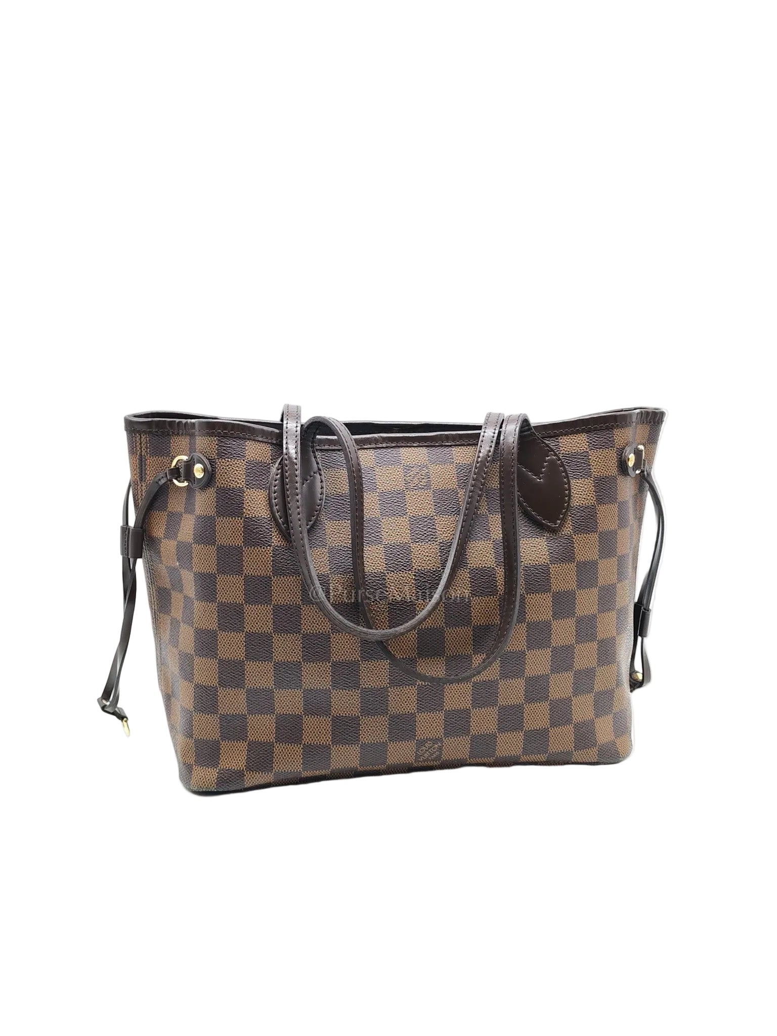 Louis Vuitton Neverfull PM in Damier Ebene Canvas (Date Code: (MB2028) | Purse Maison Luxury Bags Shop