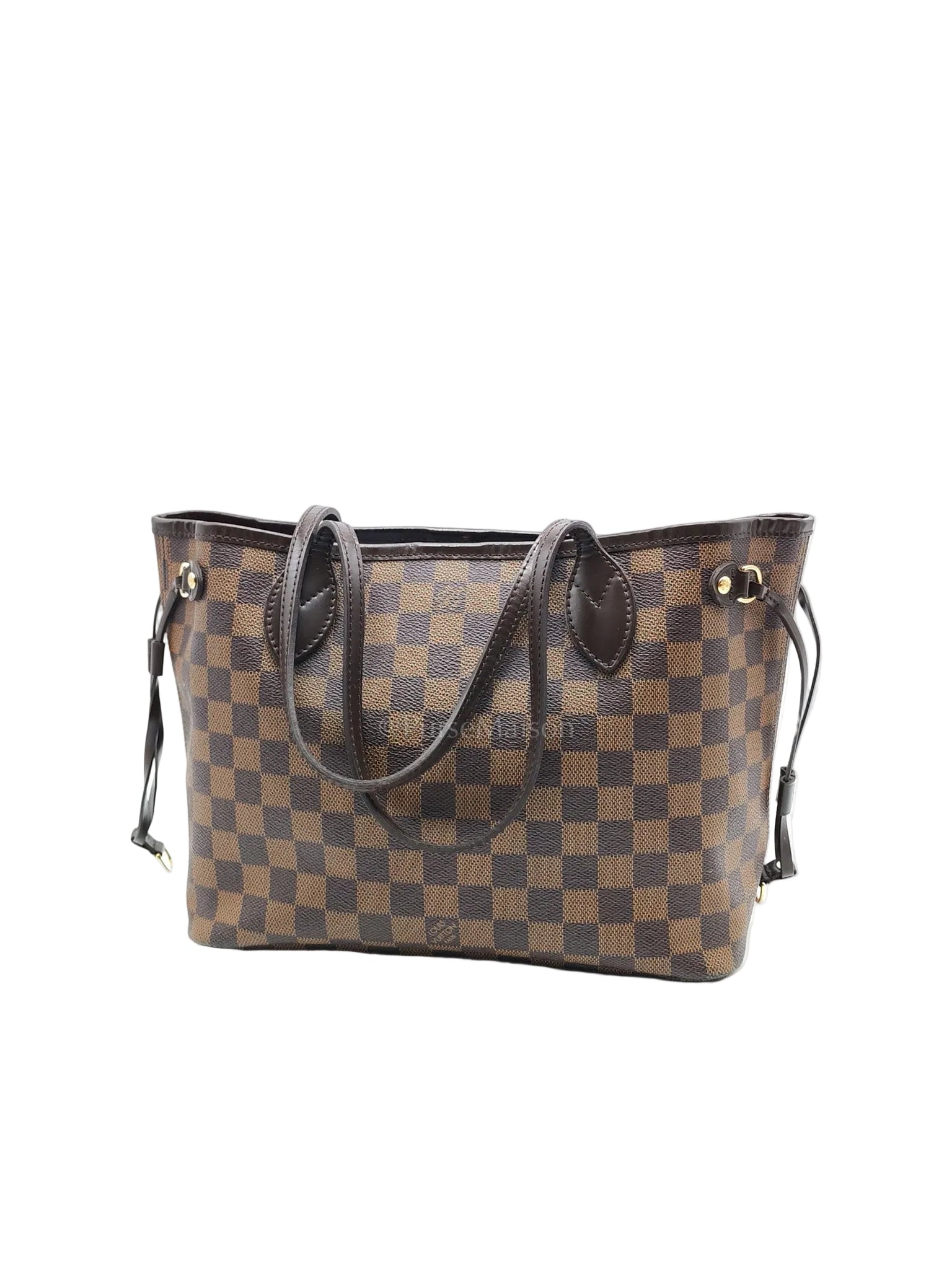 Louis Vuitton Neverfull PM in Damier Ebene Canvas (Date Code: (MB2028) | Purse Maison Luxury Bags Shop