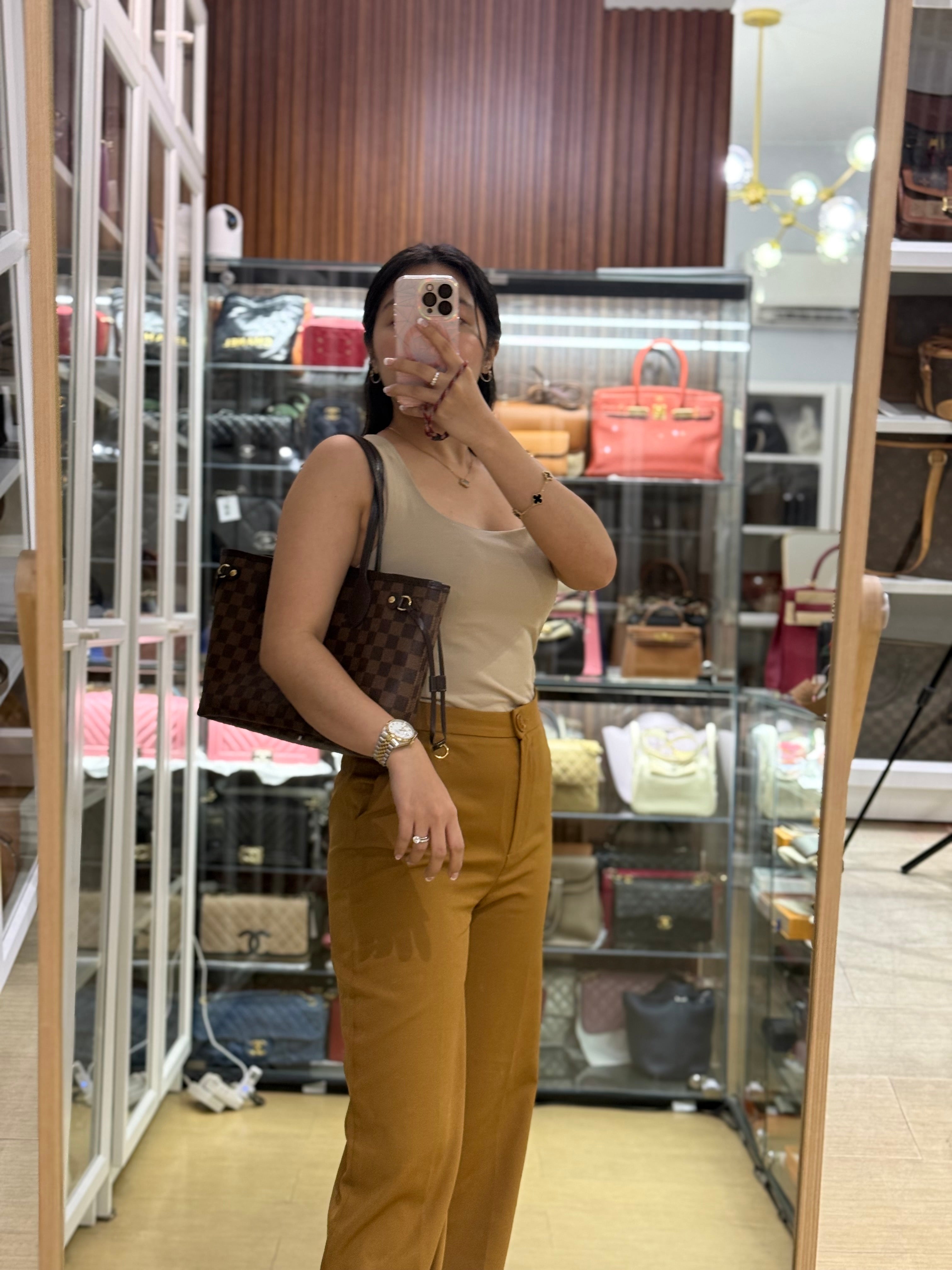 Neverfull PM in Damier Ebene Canvas (Date code: AR1240) | Purse Maison Luxury Bags Shop