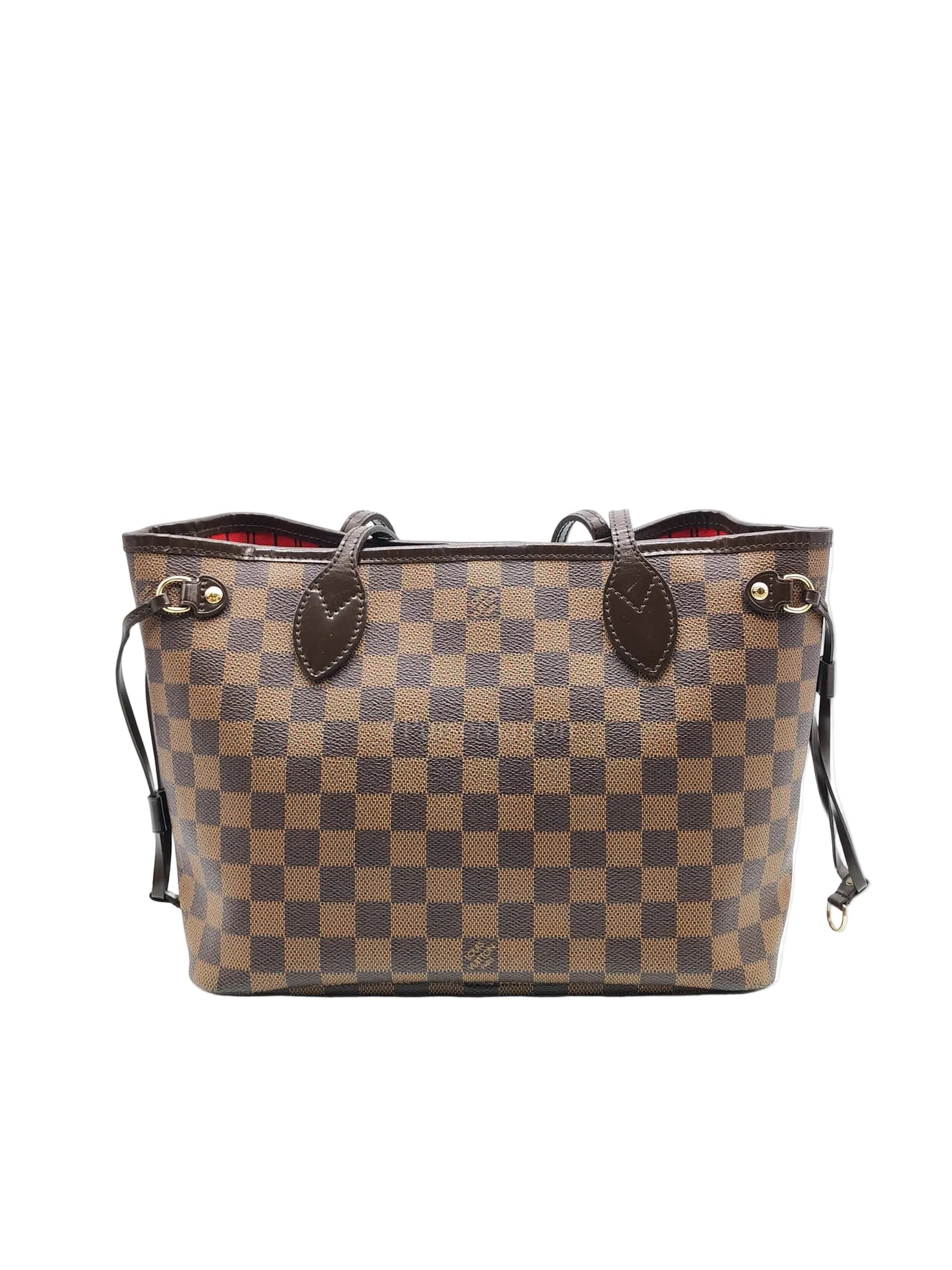 Louis Vuitton Neverfull PM in Damier Ebene Canvas (Date Code: (MB2028) | Purse Maison Luxury Bags Shop
