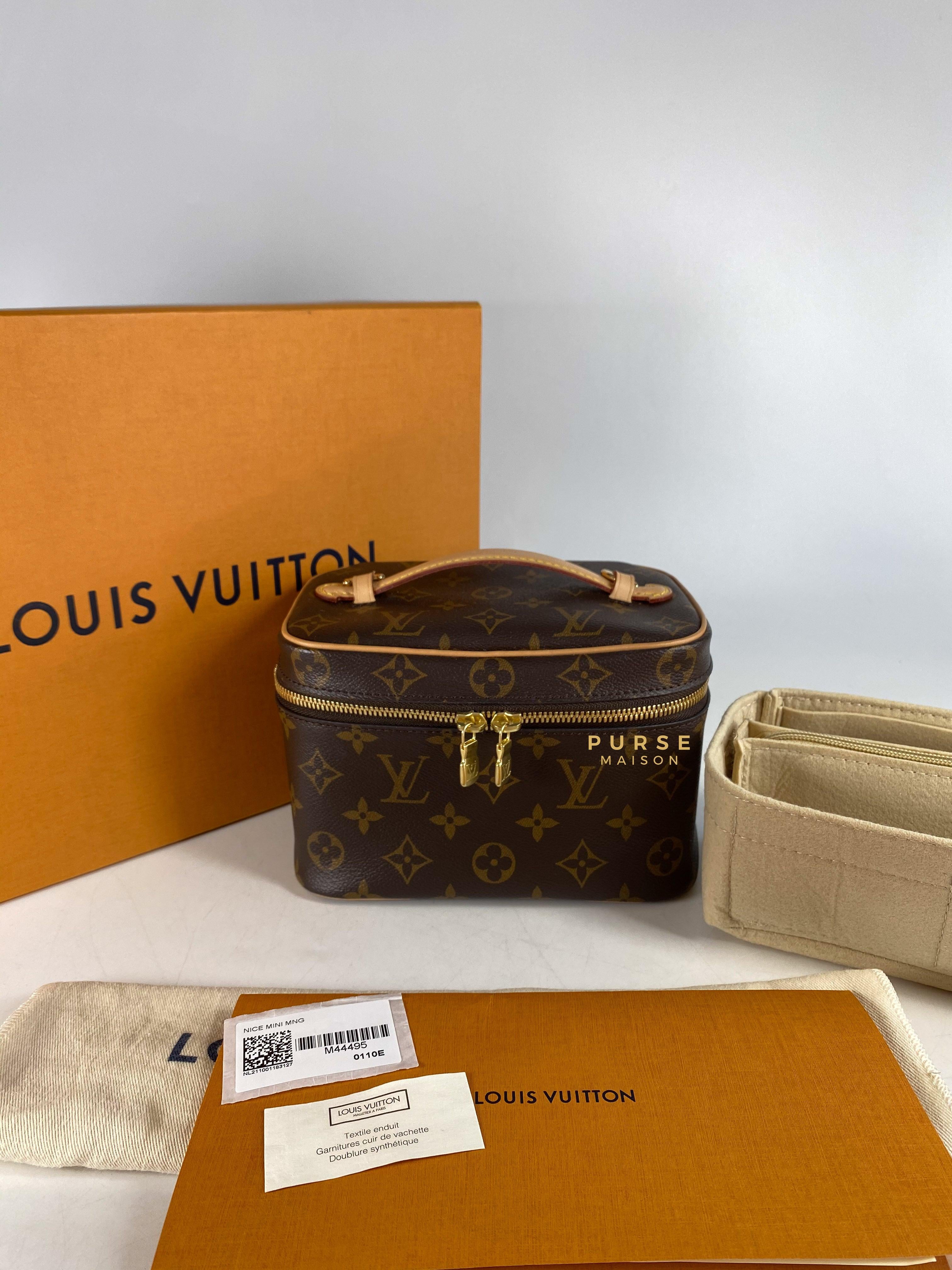 Louis Vuitton Nice Mini Toiletry Pouch in Monogram Canvas (Microchip) | Purse Maison Luxury Bags Shop