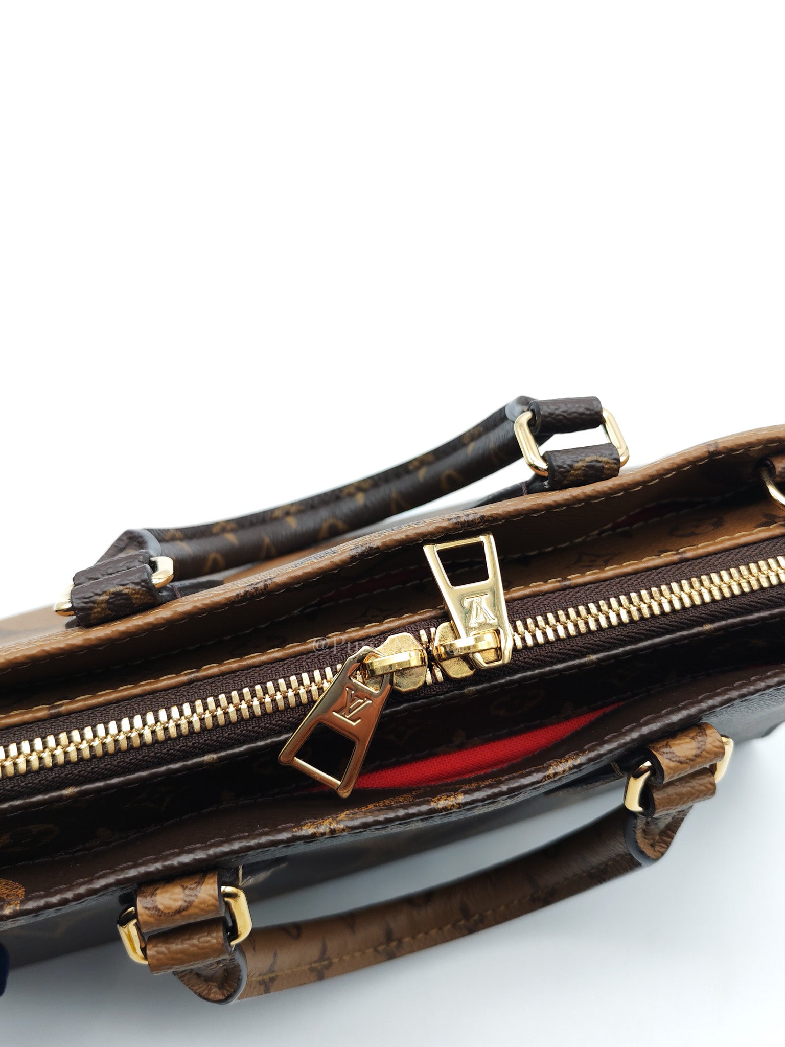 Louis Vuitton On The Go East West in Monogram Reverse Canvas (Microchip) | Purse Maison Luxury Bags Shop