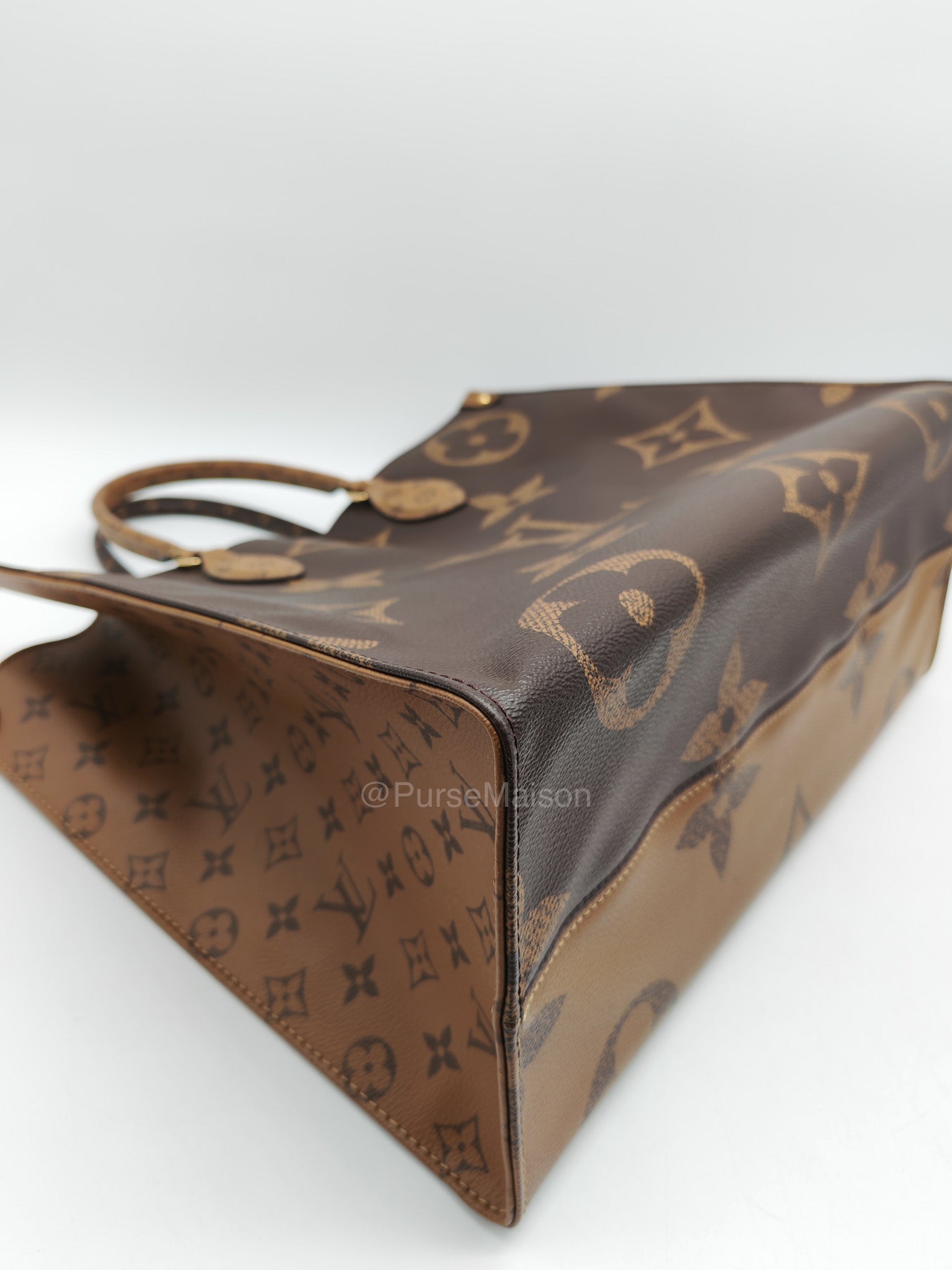 Louis Vuitton OntheGo GM Tote Bag in Reverse Monogram Canvas (Date Code: FL0250) | Purse Maison Luxury Bags Shop