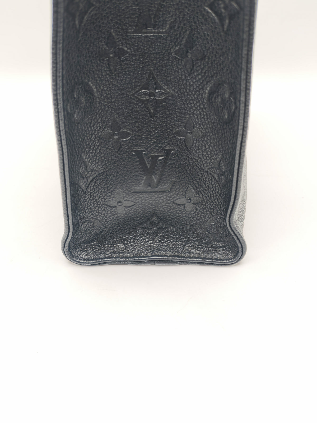 Louis Vuitton OntheGo MM In Black Monogram Empreinte Leather and Gold Hardware Microchip | Purse Maison Luxury Bags Shop