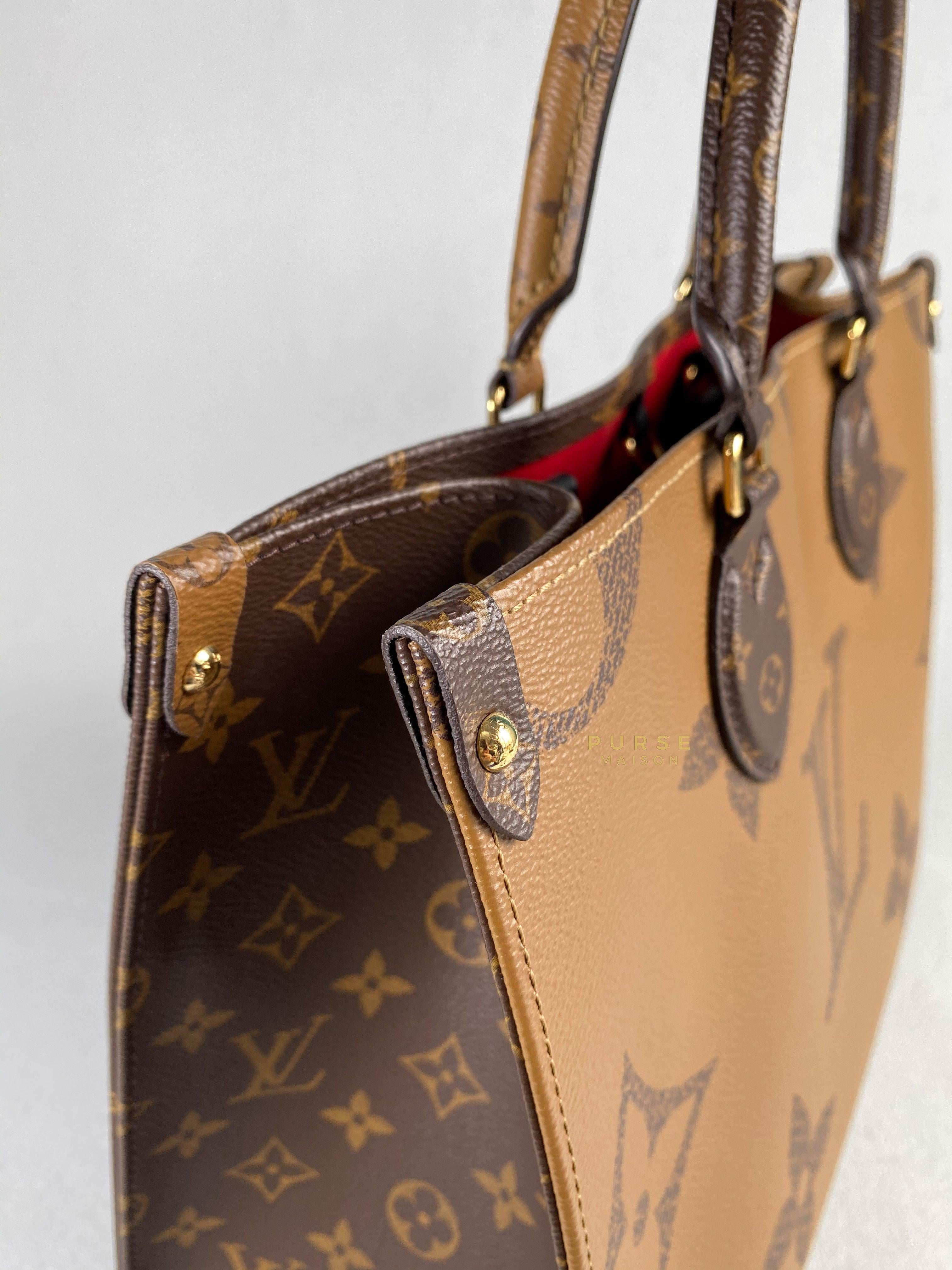 Louis Vuitton OnTheGo (OTG) MM Reverse Monogram Canvas (Microchip)