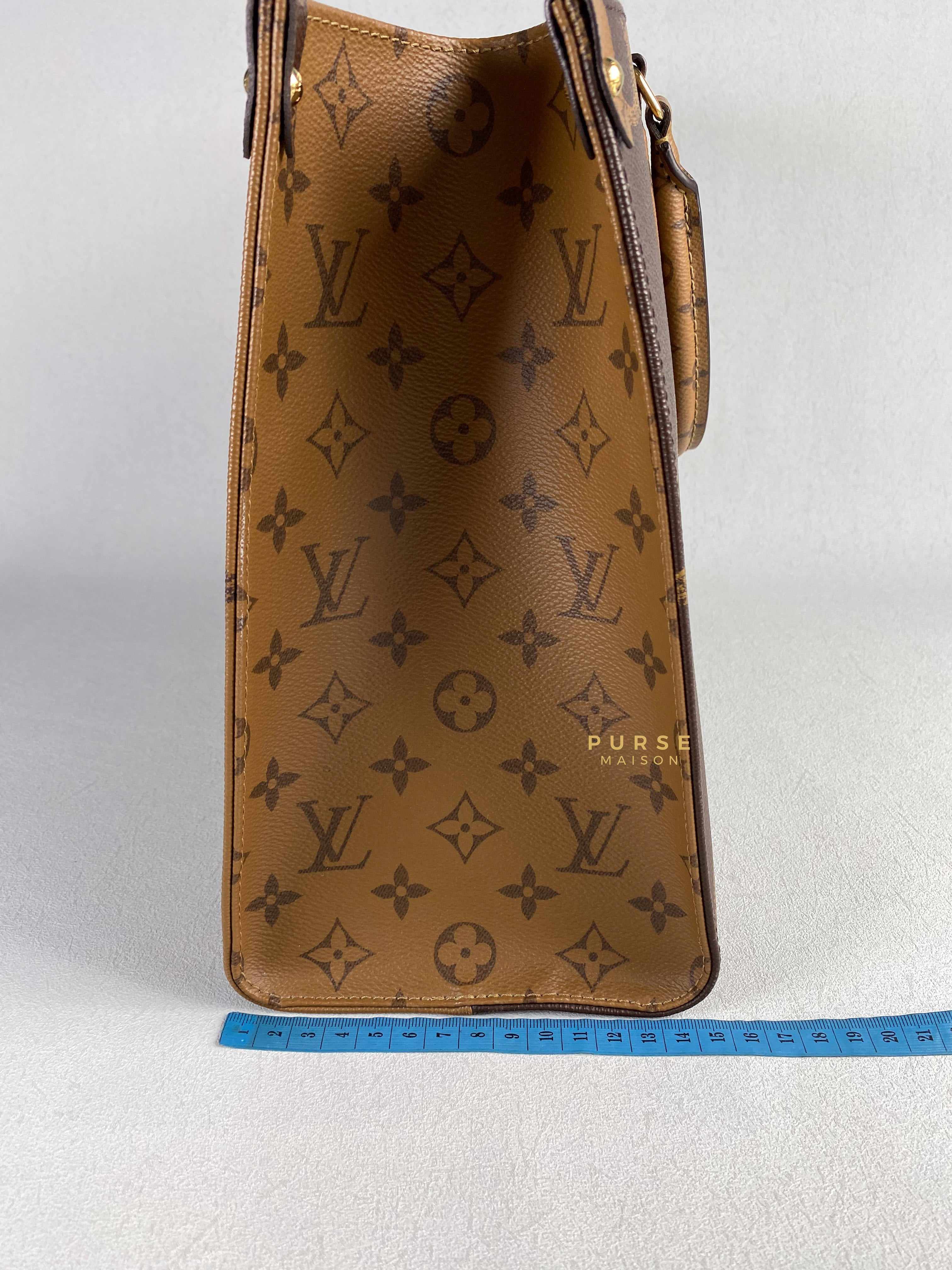 Louis Vuitton OnTheGo (OTG) MM Reverse Monogram Canvas (Microchip) | Purse Maison Luxury Bags Shop