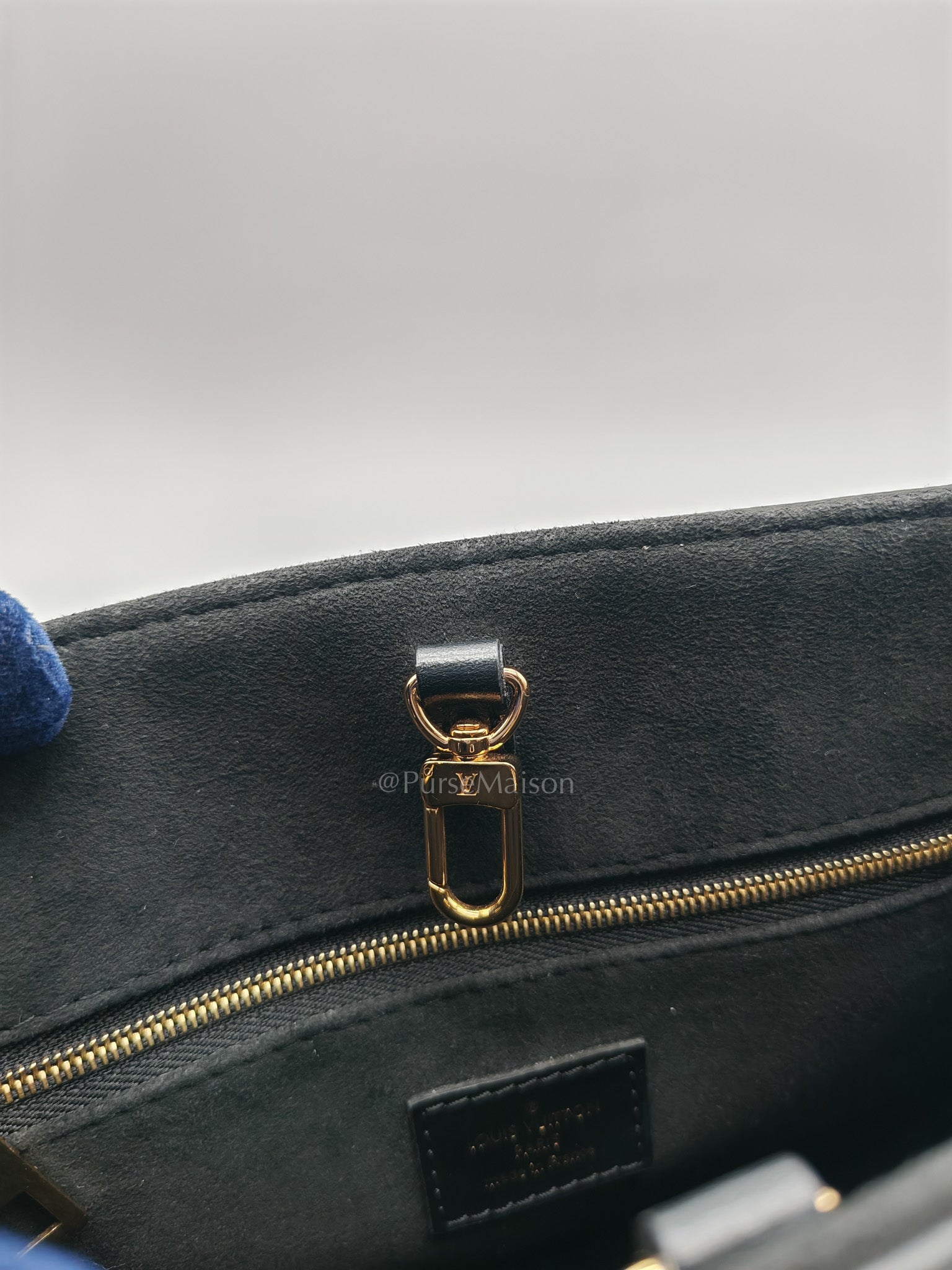 Louis Vuitton OnTheGo (OTG) PM in Black Empreinte Leather (Microchip) | Purse Maison Luxury Bags Shop