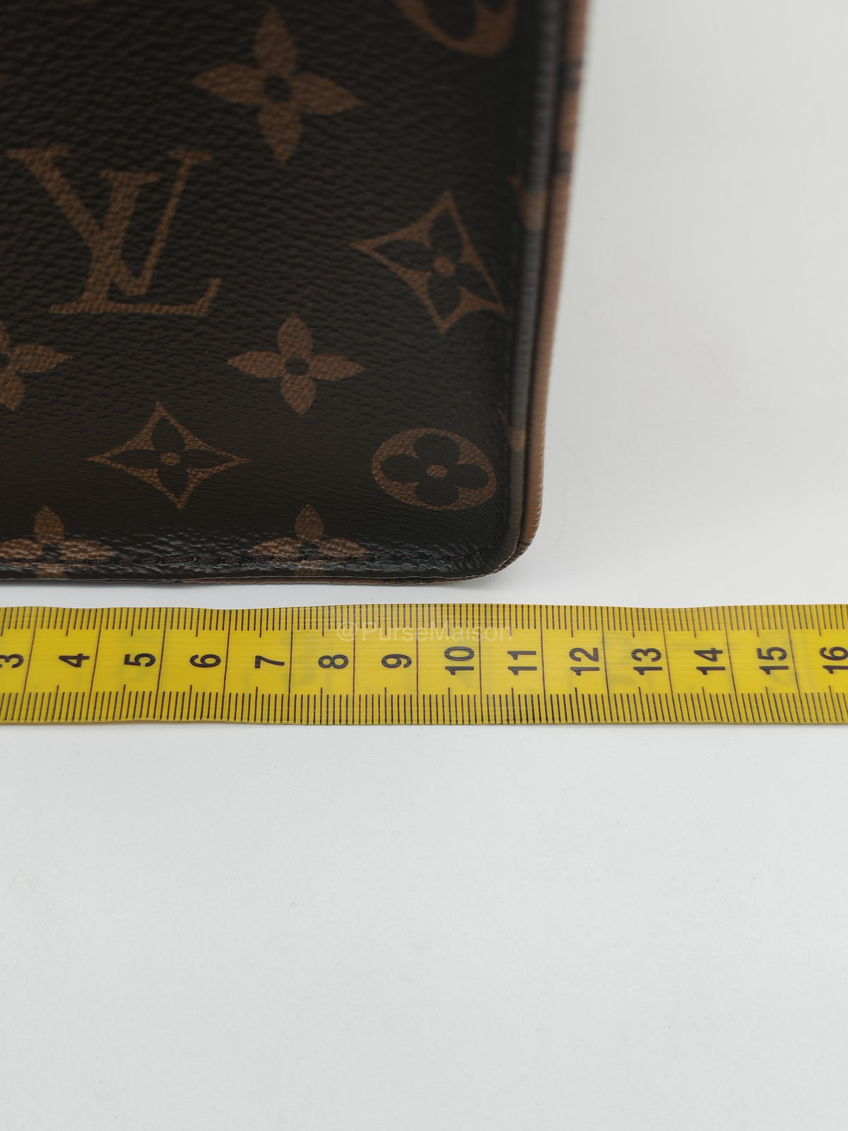 Louis Vuitton OnTheGo (OTG) PM in Reverse Monogram Canvas and Gold Hardware Microchip | Purse Maison Luxury Bags Shop