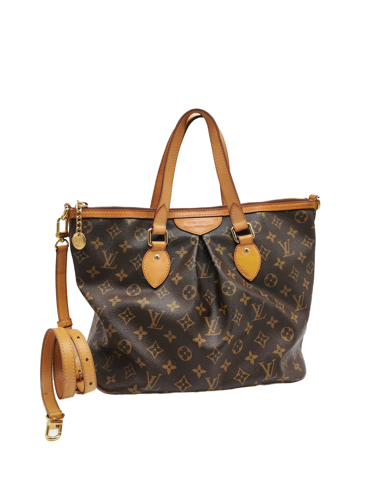 Louis Vuitton Palermo PM Bag in Monogram Canvas and Gold Hardware (Datecode: TA3133) | Purse Maison Luxury Bags Shop