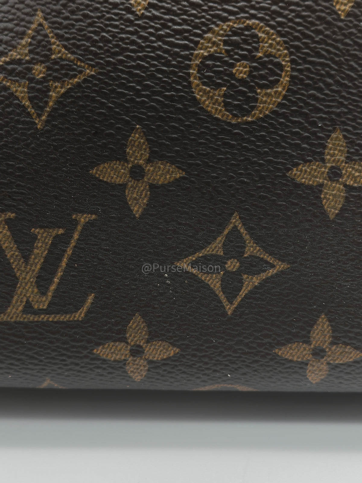 Louis Vuitton Pallas BB Bag in Monogram Canvas with Cherry Cerise Red Leather Trim (Datecode: SP1195) | Purse Maison Luxury Bags Shop