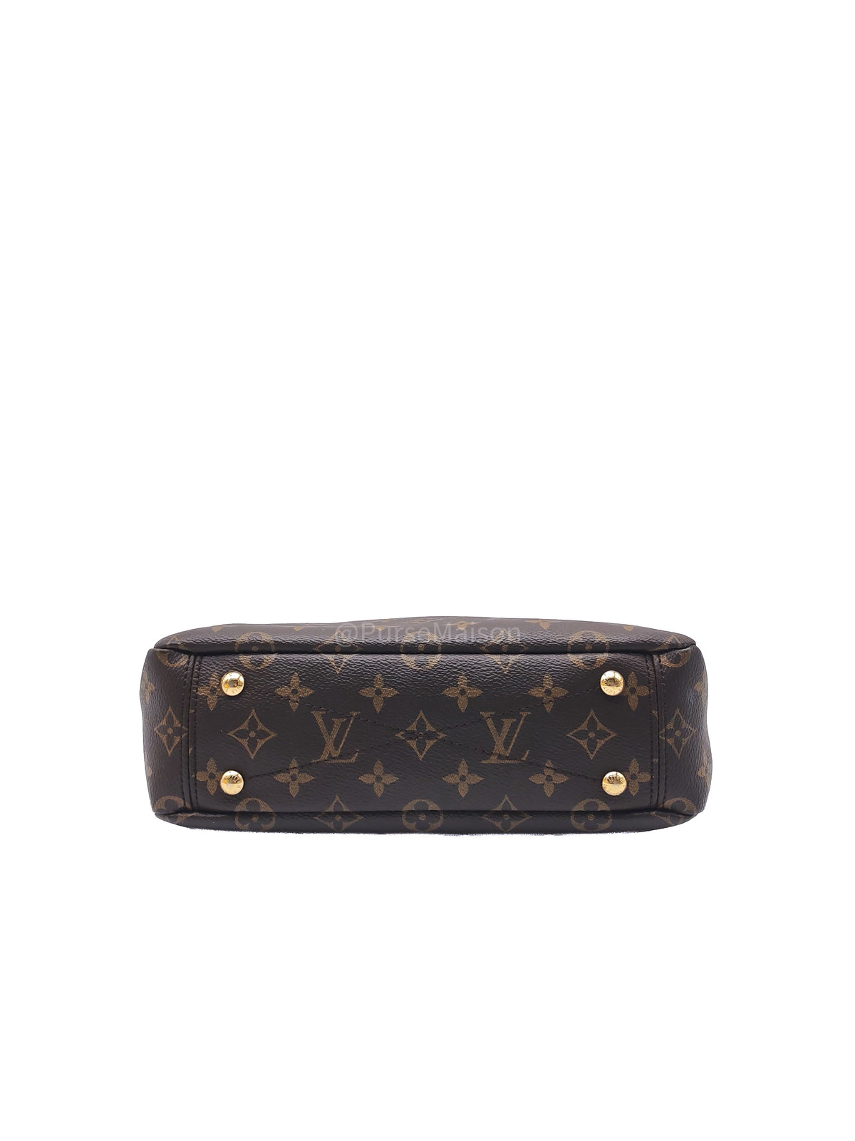 Louis Vuitton Pallas BB Bag in Monogram Canvas with Cherry Cerise Red Leather Trim (Datecode: SP1195) | Purse Maison Luxury Bags Shop