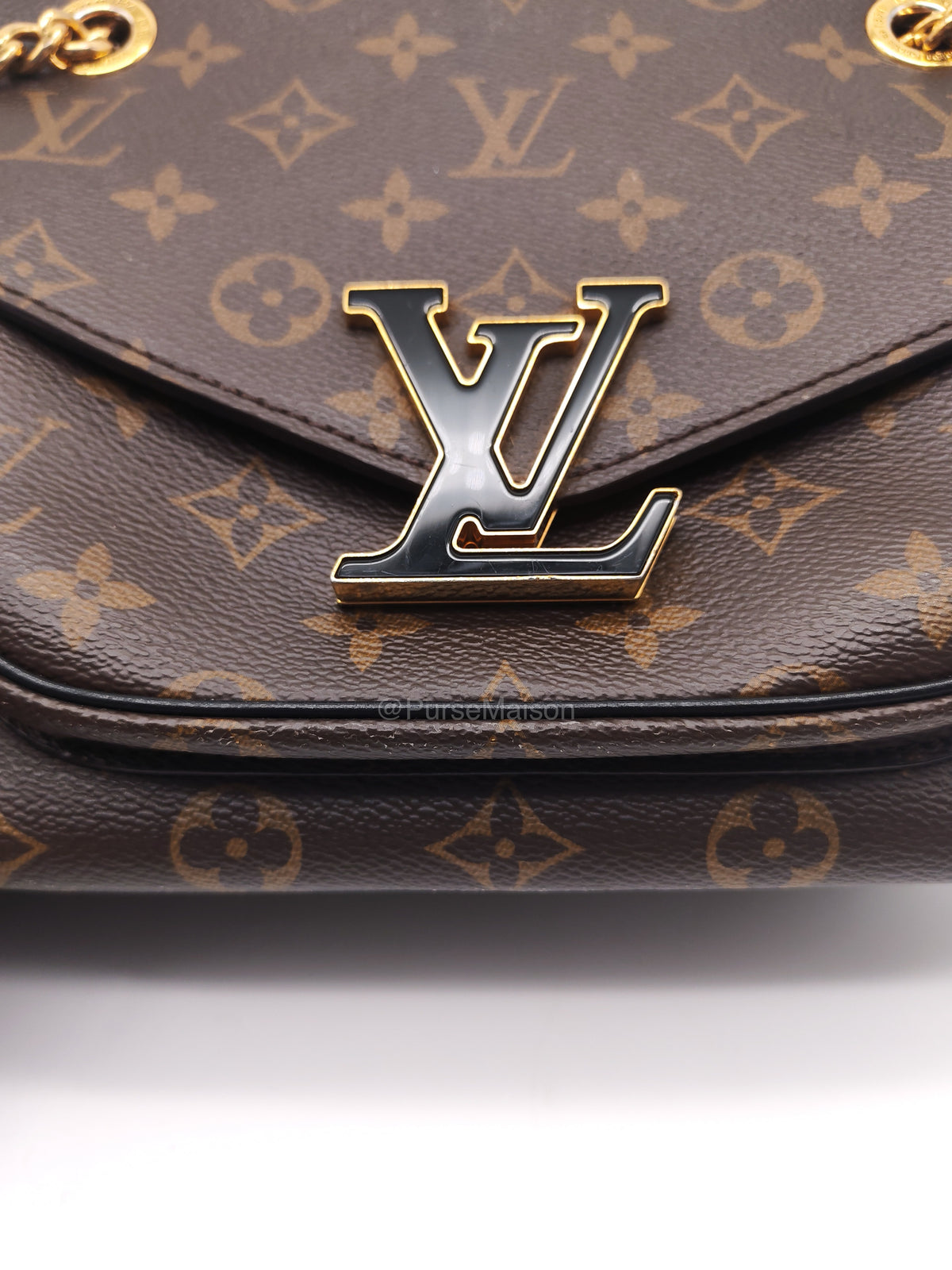 Louis Vuitton Passy Chain Bag in Monogram Canvas (Microchip) | Purse Maison Luxury Bags Shop