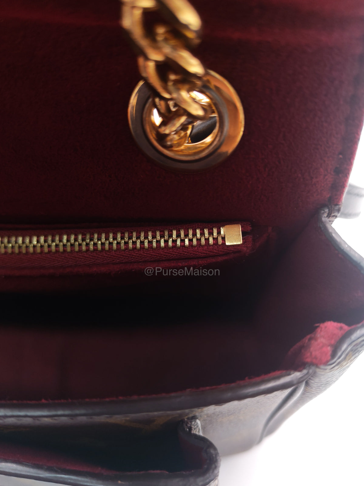 Louis Vuitton Passy Chain Bag in Monogram Canvas (Microchip) | Purse Maison Luxury Bags Shop