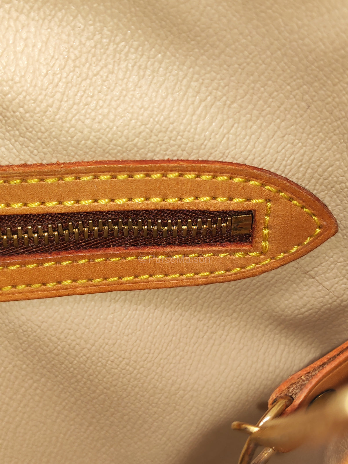 Louis Vuitton Petit Bucket Bag PM in Monogram Canvas and Gold Hardware (Datecode: VI0959) | Purse Maison Luxury Bags Shop