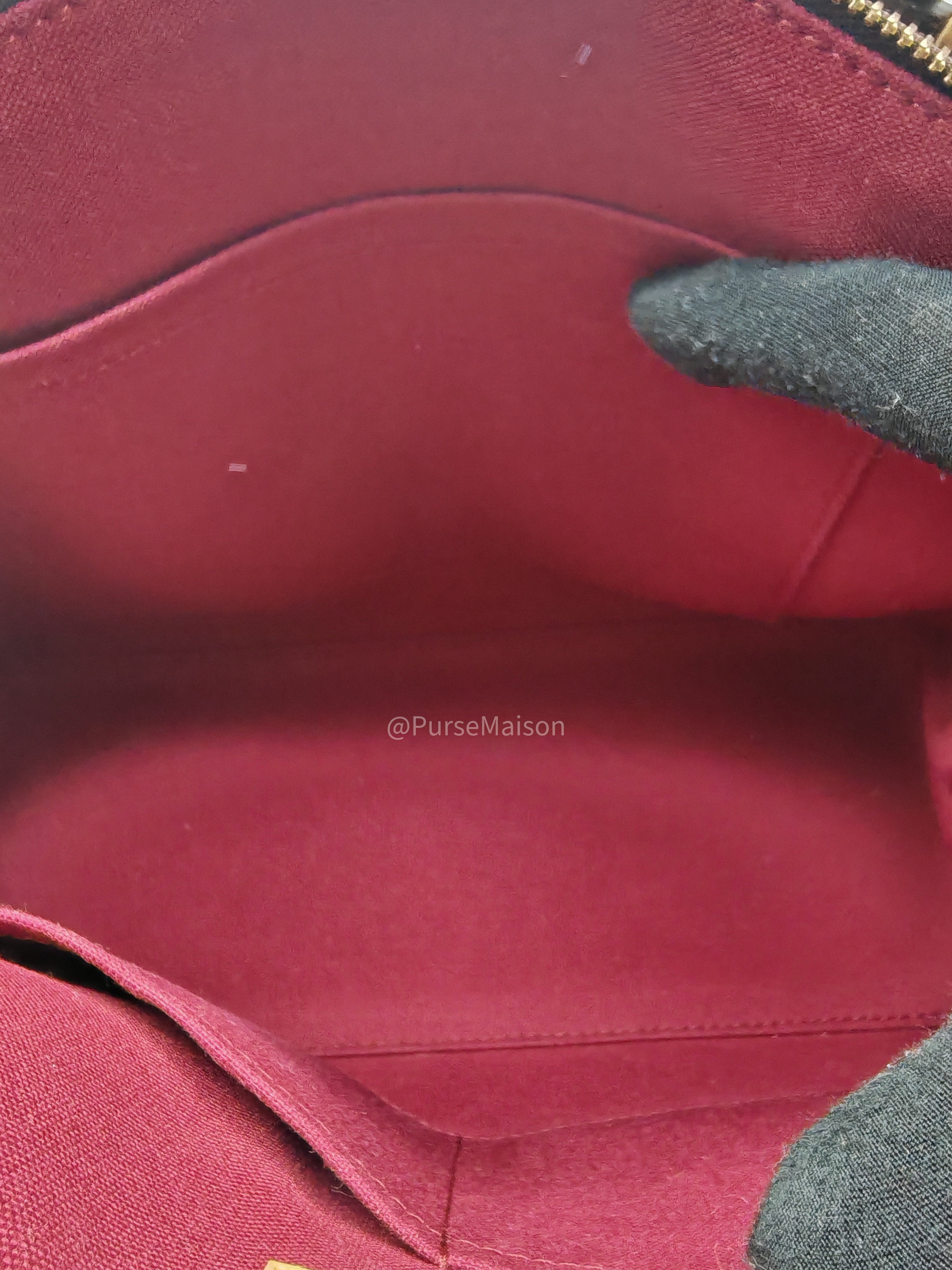 Louis Vuitton Petit Palais in Monogram Canvas and Gold Hardware Microchip | Purse Maison Luxury Bags Shop