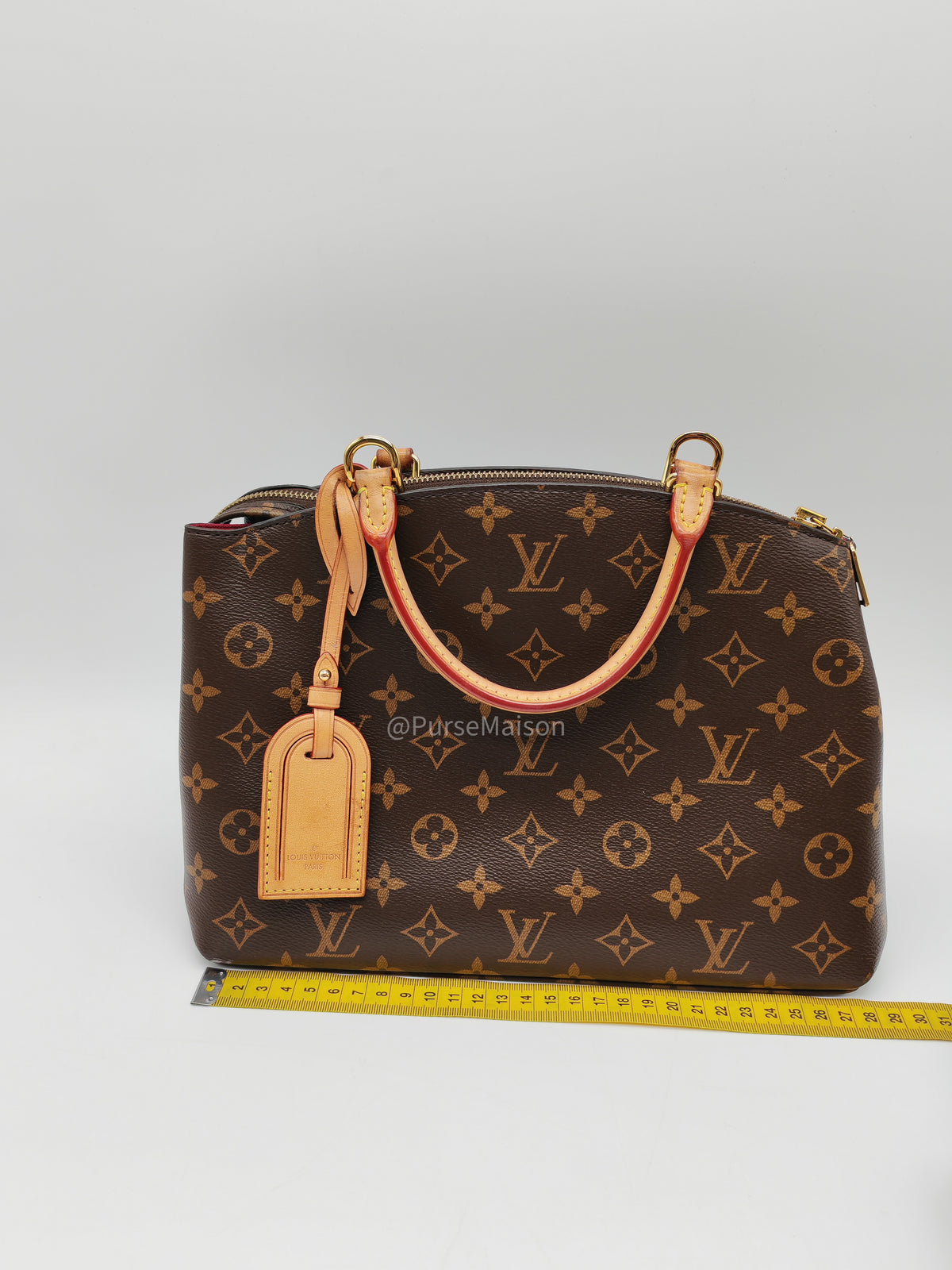 Louis Vuitton Petit Palais in Monogram Canvas and Gold Hardware Microchip | Purse Maison Luxury Bags Shop