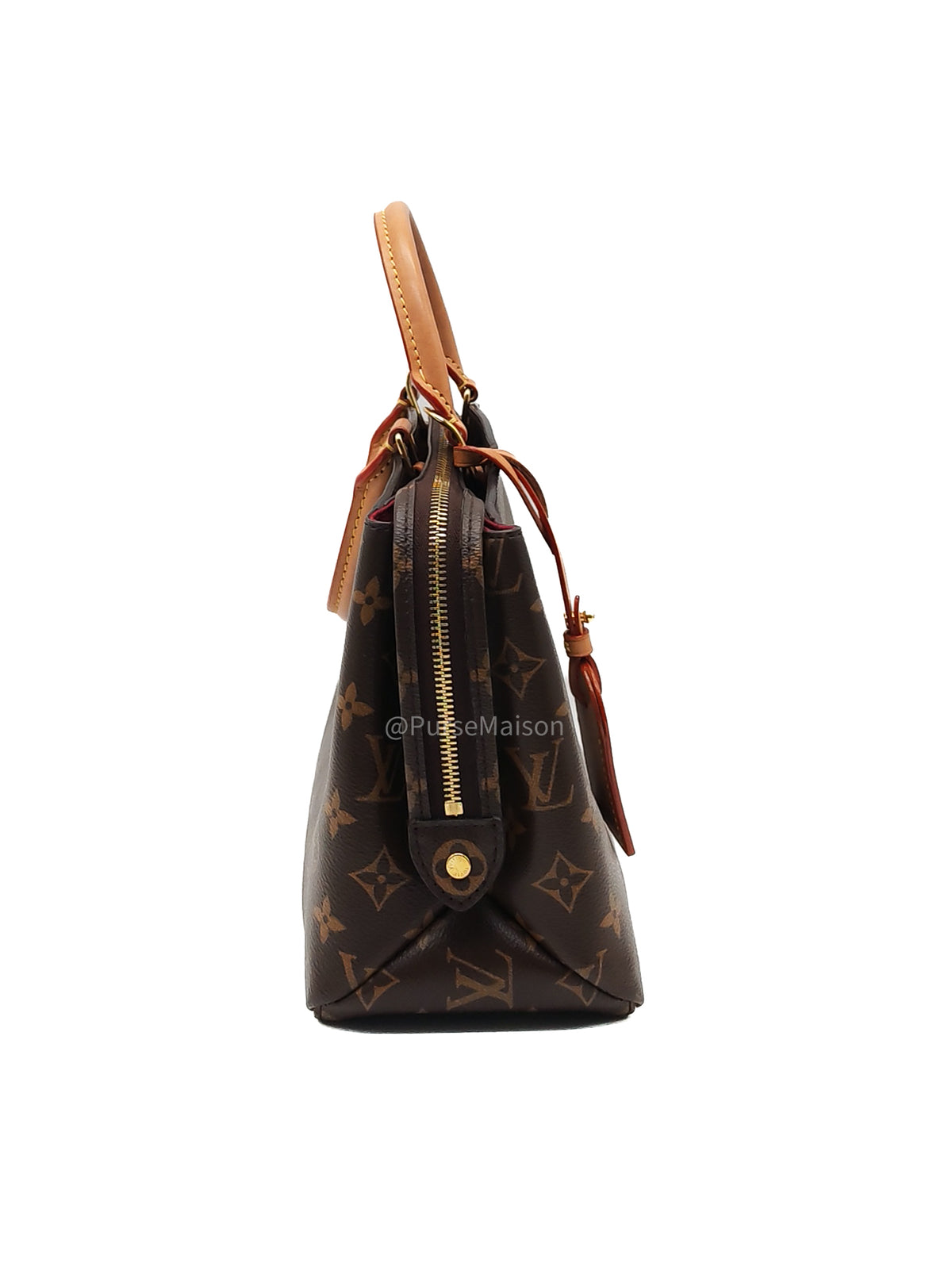 Louis Vuitton Petit Palais in Monogram Canvas and Gold Hardware Microchip | Purse Maison Luxury Bags Shop