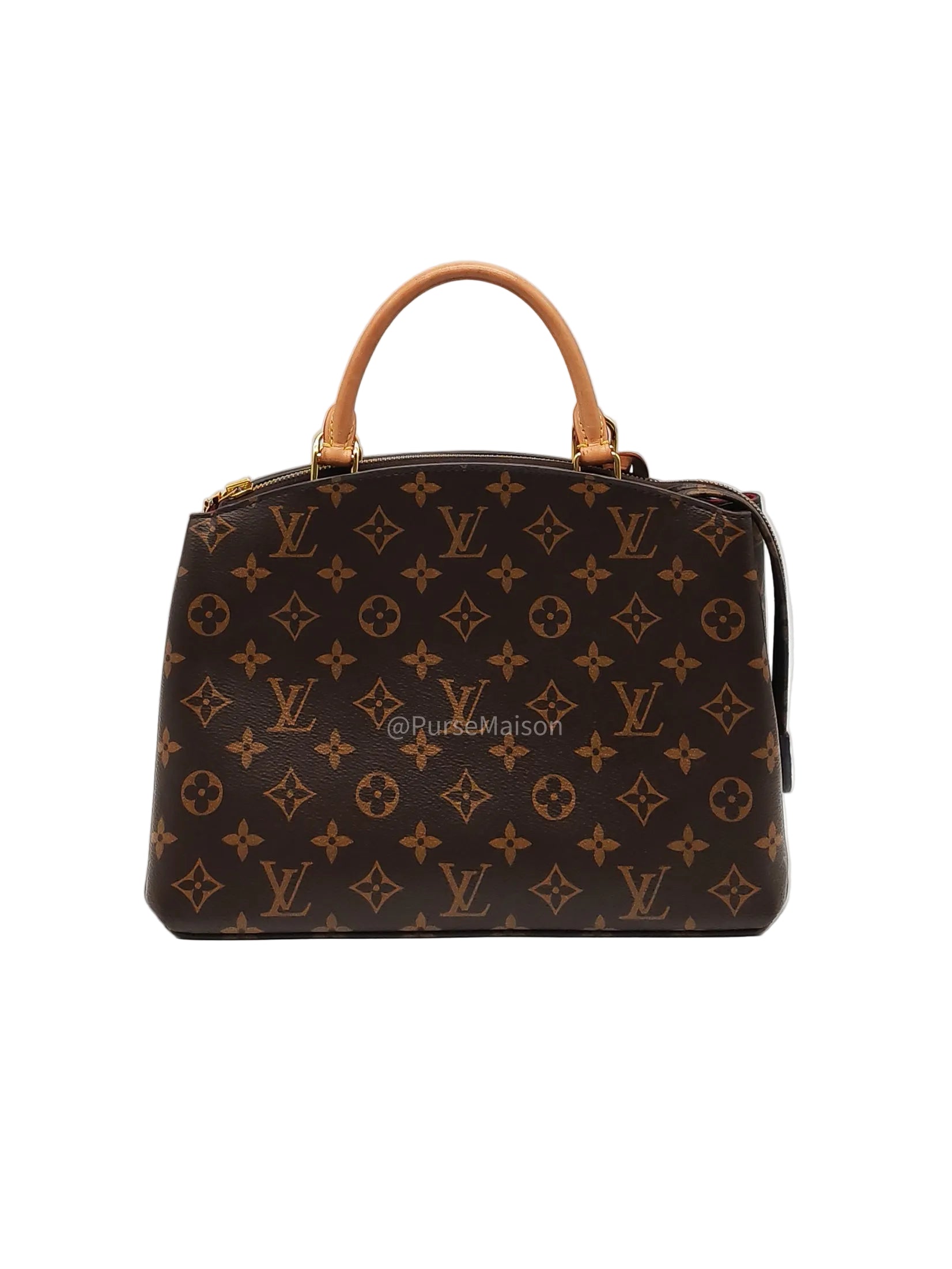 Louis Vuitton Petit Palais in Monogram Canvas and Gold Hardware Microchip | Purse Maison Luxury Bags Shop