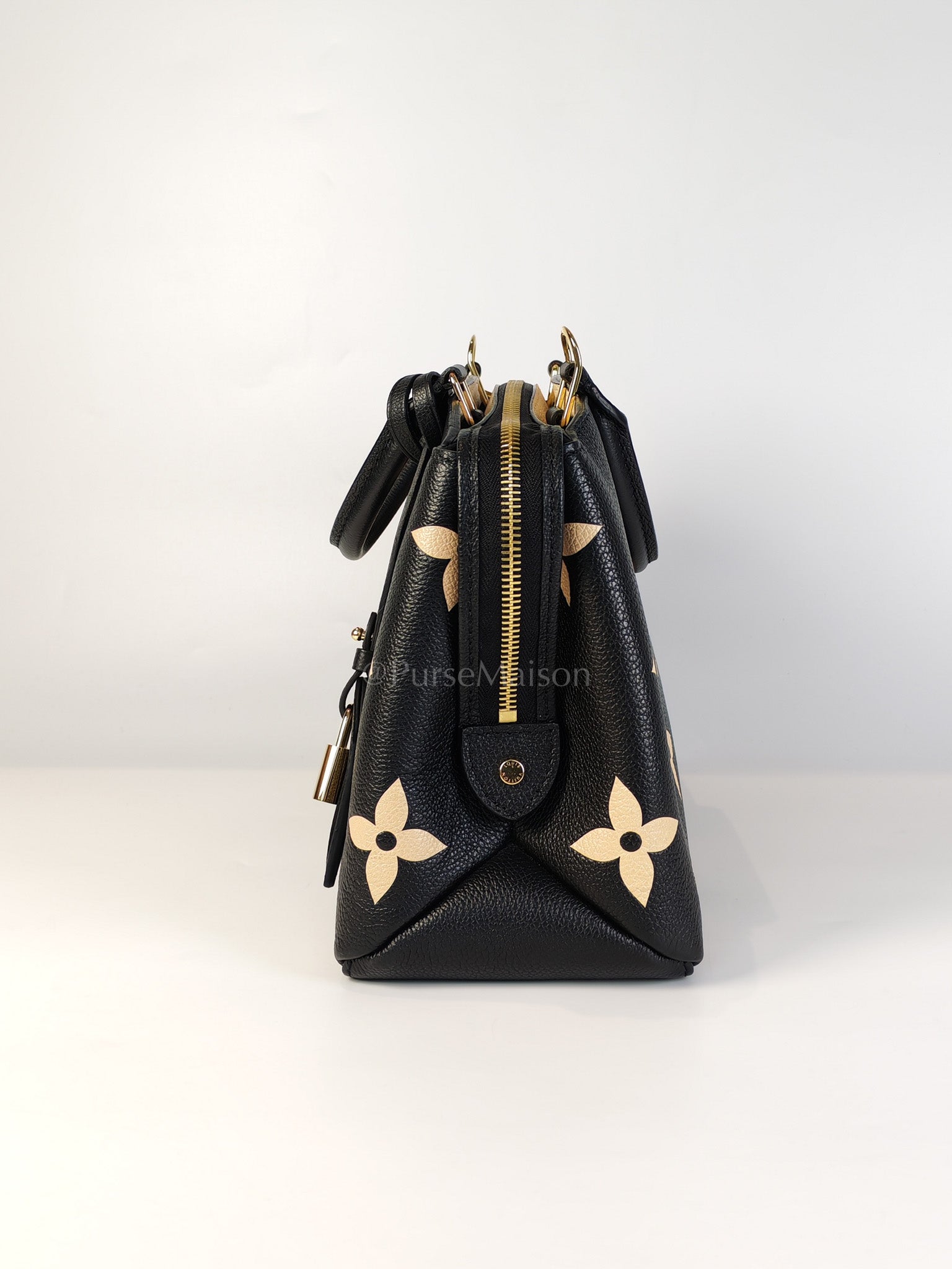 Petit Palais PM in Monogram Empreinte Bicolor Leather (Microchip) | Purse Maison Luxury Bags Shop