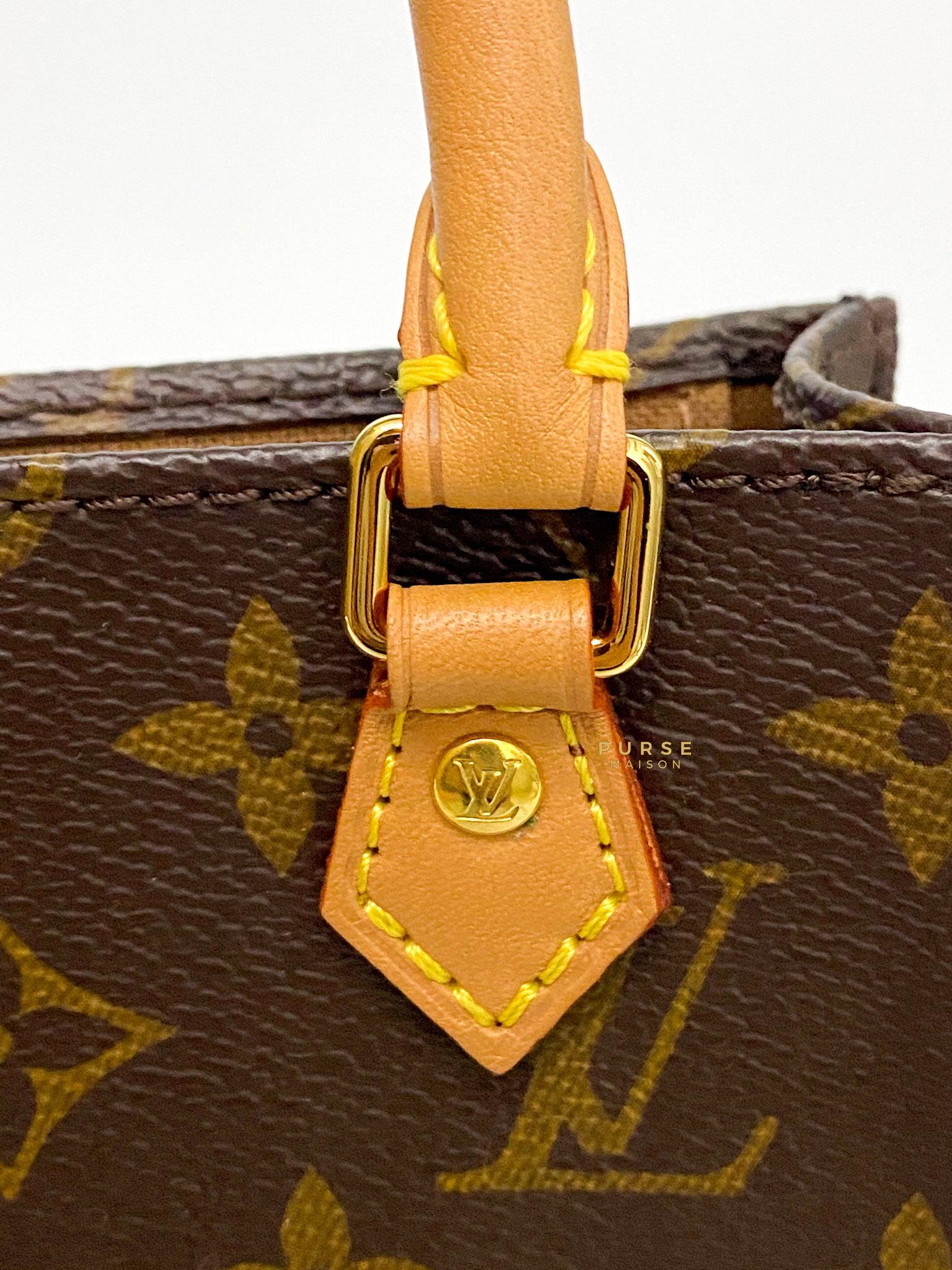 Louis Vuitton Petit Sac Plat Monogram Canvas (Date code: CA4260)