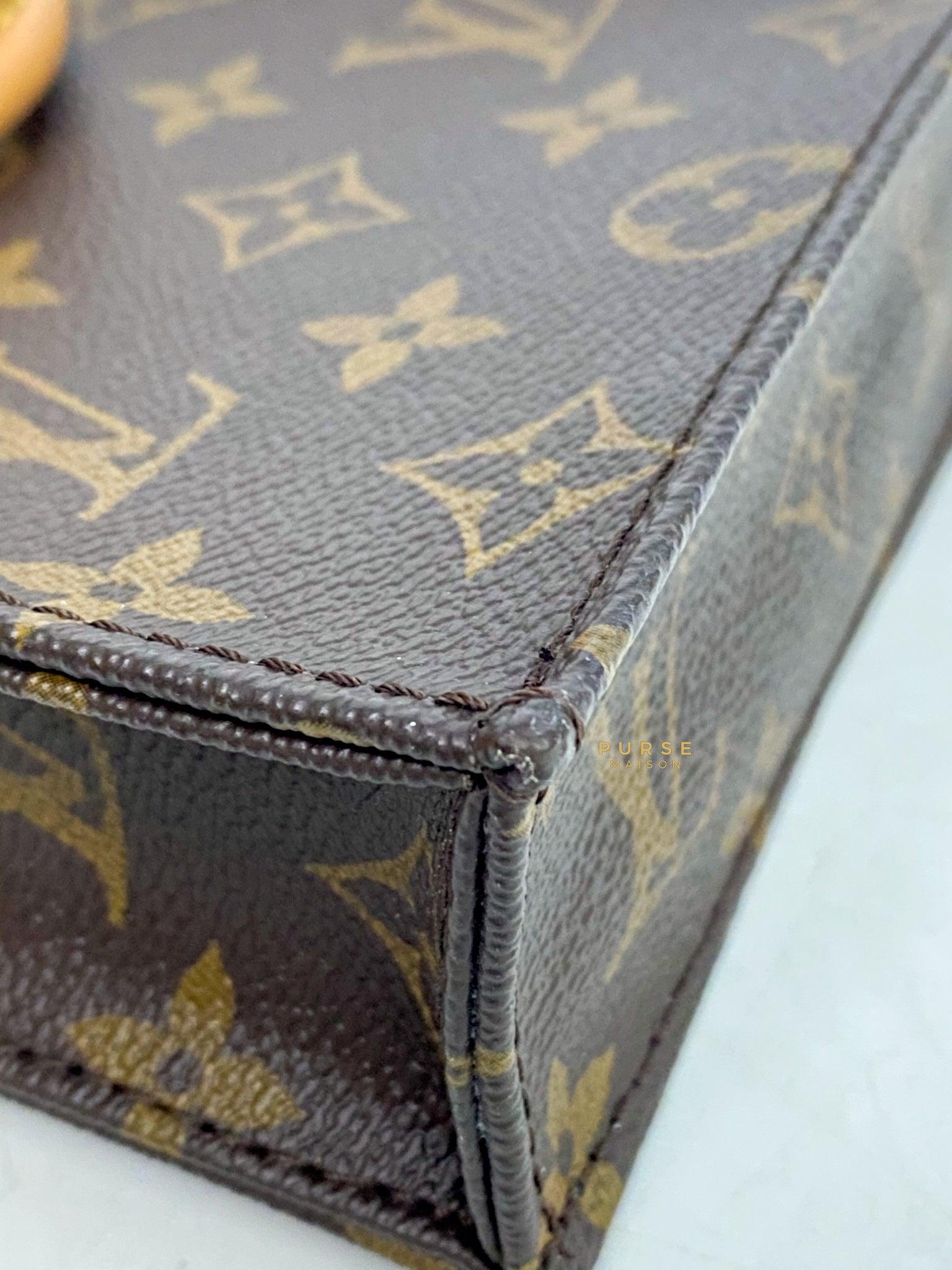 Louis Vuitton Petit Sac Plat Monogram Canvas (Date code: CA4260)