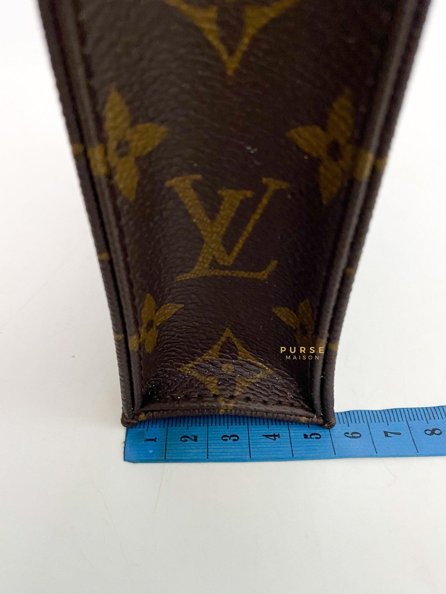 Louis Vuitton Petit Sac Plat Monogram Canvas (Date code: CA4260)