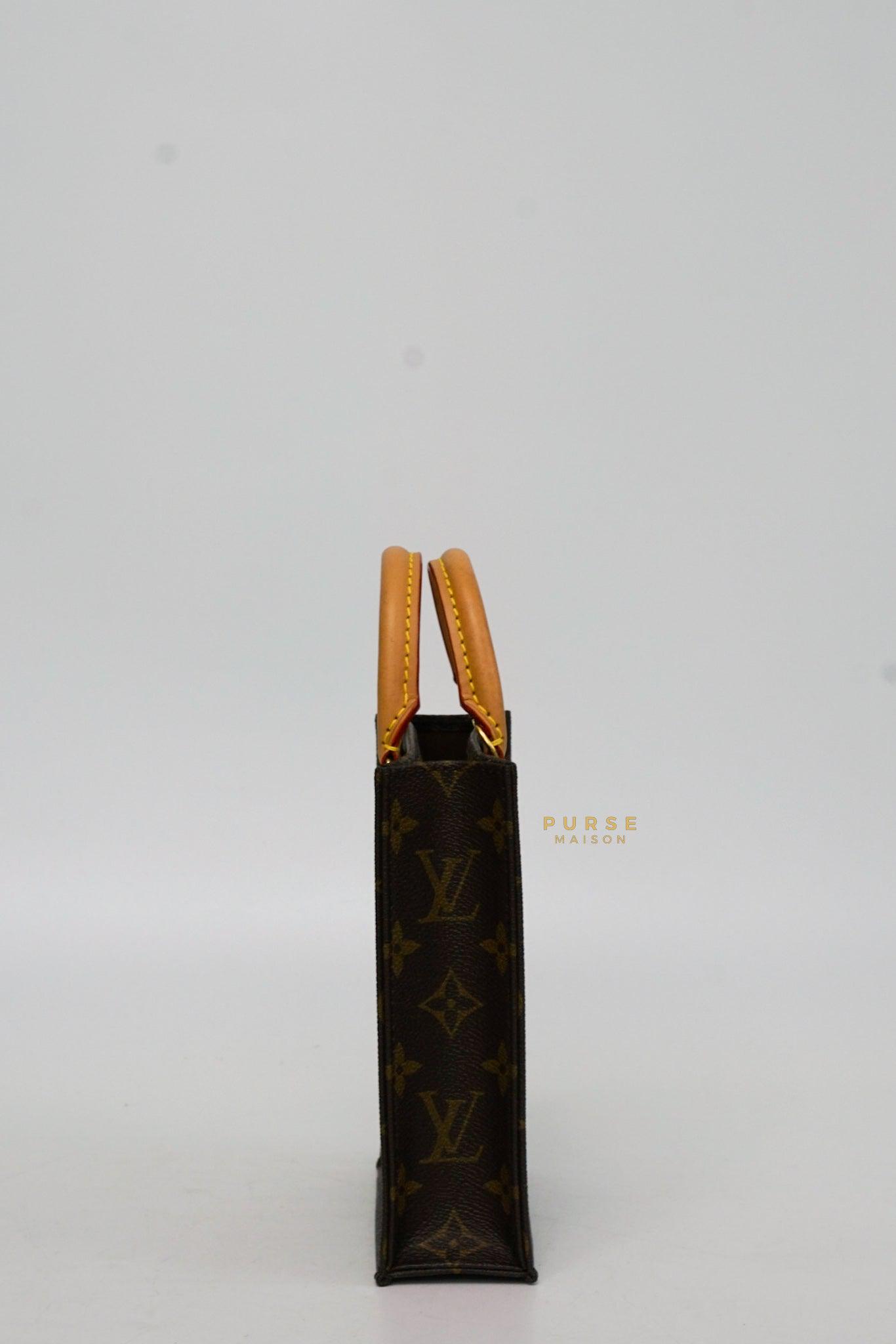 Louis Vuitton Petit Sac Plat Monogram Canvas (Date code: CA4260)