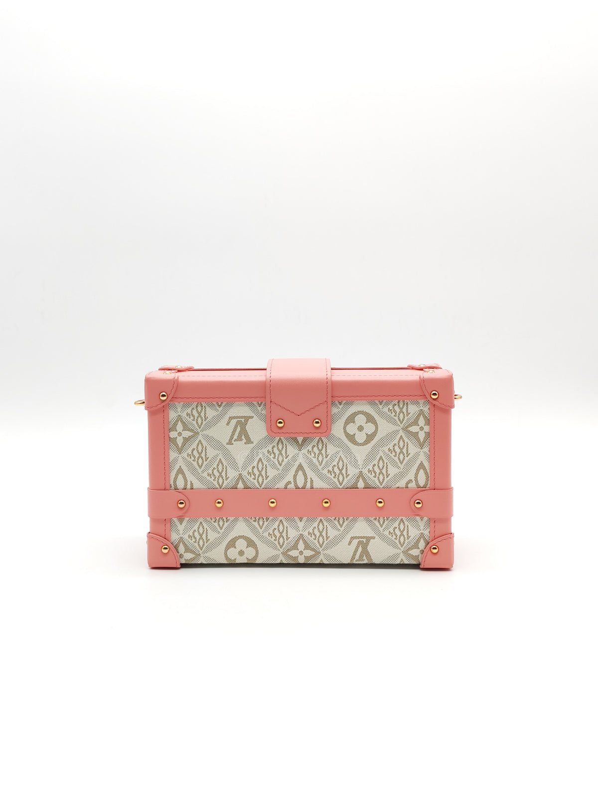 Petite Mallee Shoulder Bag in Pink Since 1854 Jacquard Clutch Rose Gold Hardware (Microchip) | Purse Maison Luxury Bags Shop