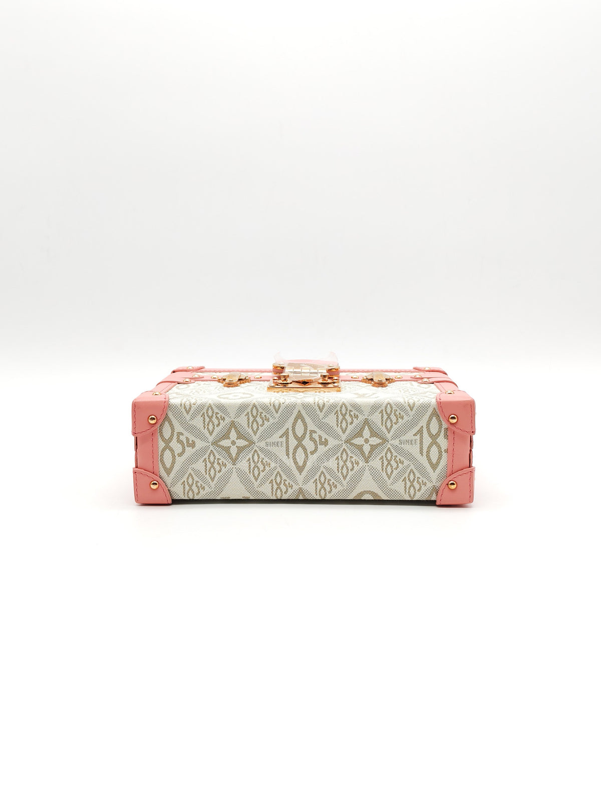 Petite Mallee Shoulder Bag in Pink Since 1854 Jacquard Clutch Rose Gold Hardware (Microchip) | Purse Maison Luxury Bags Shop