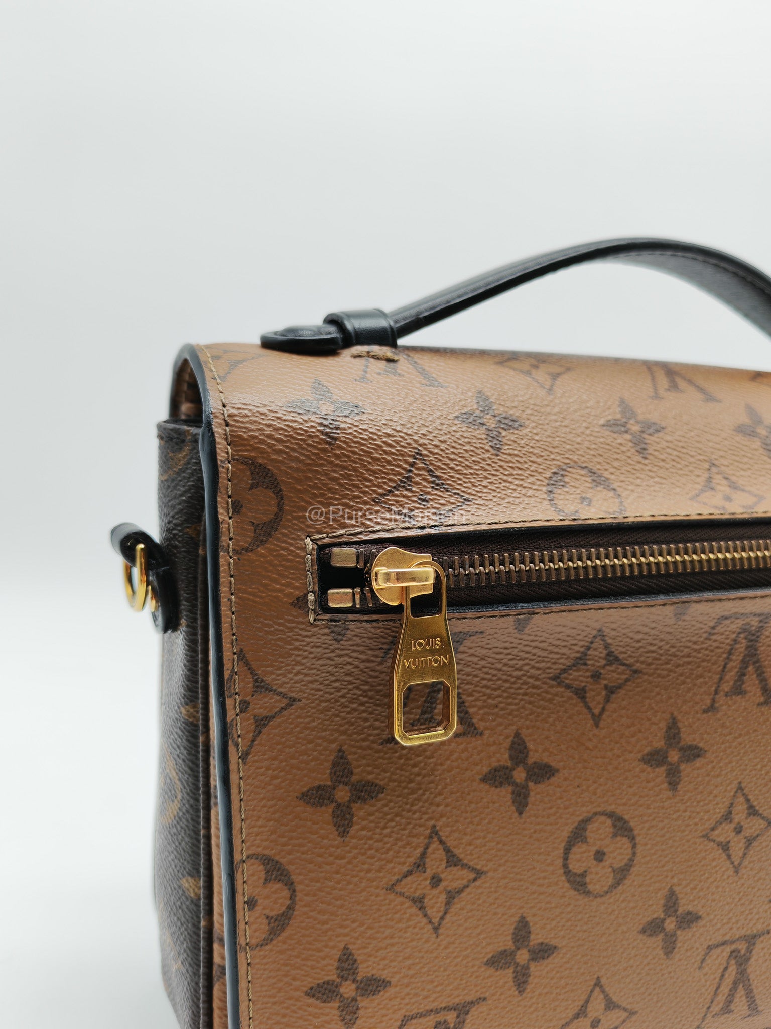 Louis Vuitton Pochette Metis in Monogram Reverse Canvas (Date Code: DR2117) | Purse Maison Luxury Bags Shop