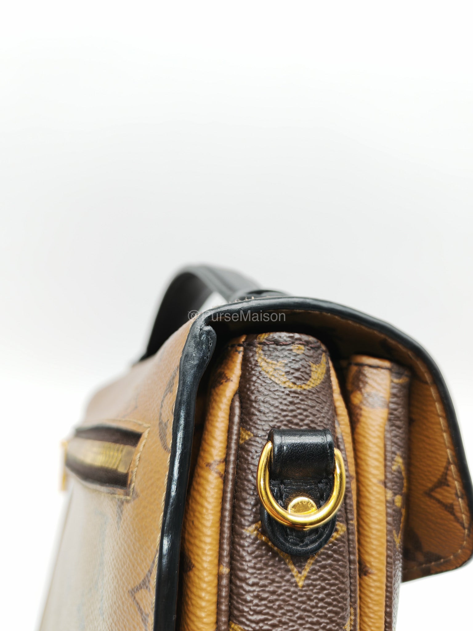 Louis Vuitton Pochette Metis in Monogram Reverse Canvas (Date Code: DR2117) | Purse Maison Luxury Bags Shop