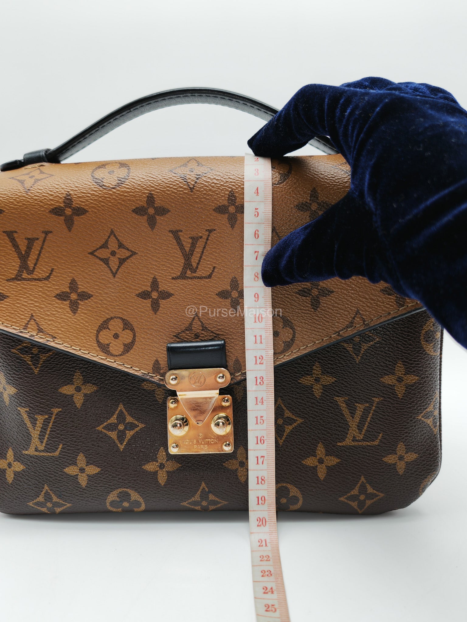 Louis Vuitton Pochette Metis in Monogram Reverse Canvas (Date Code: DR2117) | Purse Maison Luxury Bags Shop
