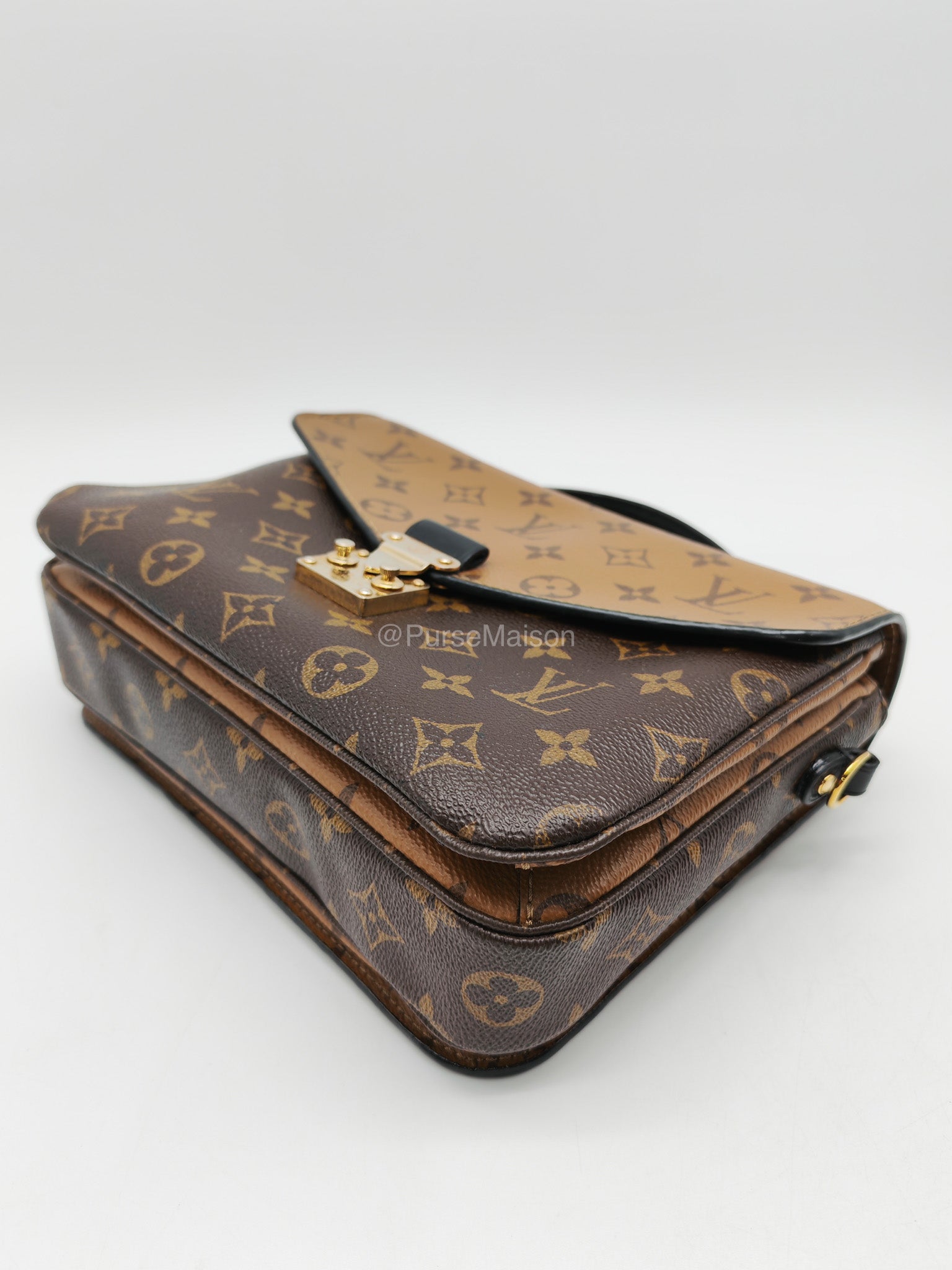 Louis Vuitton Pochette Metis in Monogram Reverse Canvas (Date Code: DR2117) | Purse Maison Luxury Bags Shop