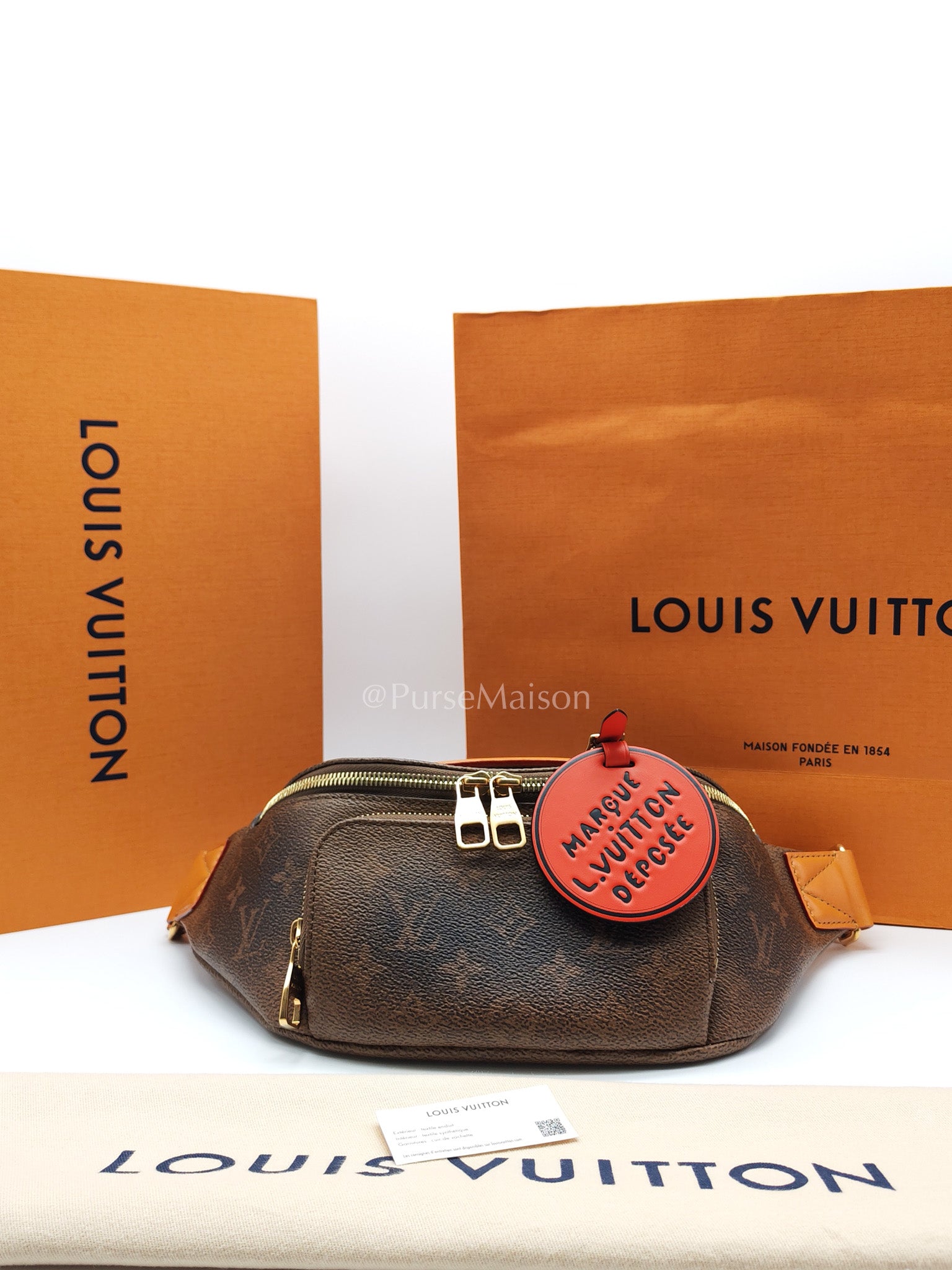 Louis Vuitton Rush Bumbag in Monogram Dust Canvas (Microchip) | Purse Maison Luxury Bags Shop