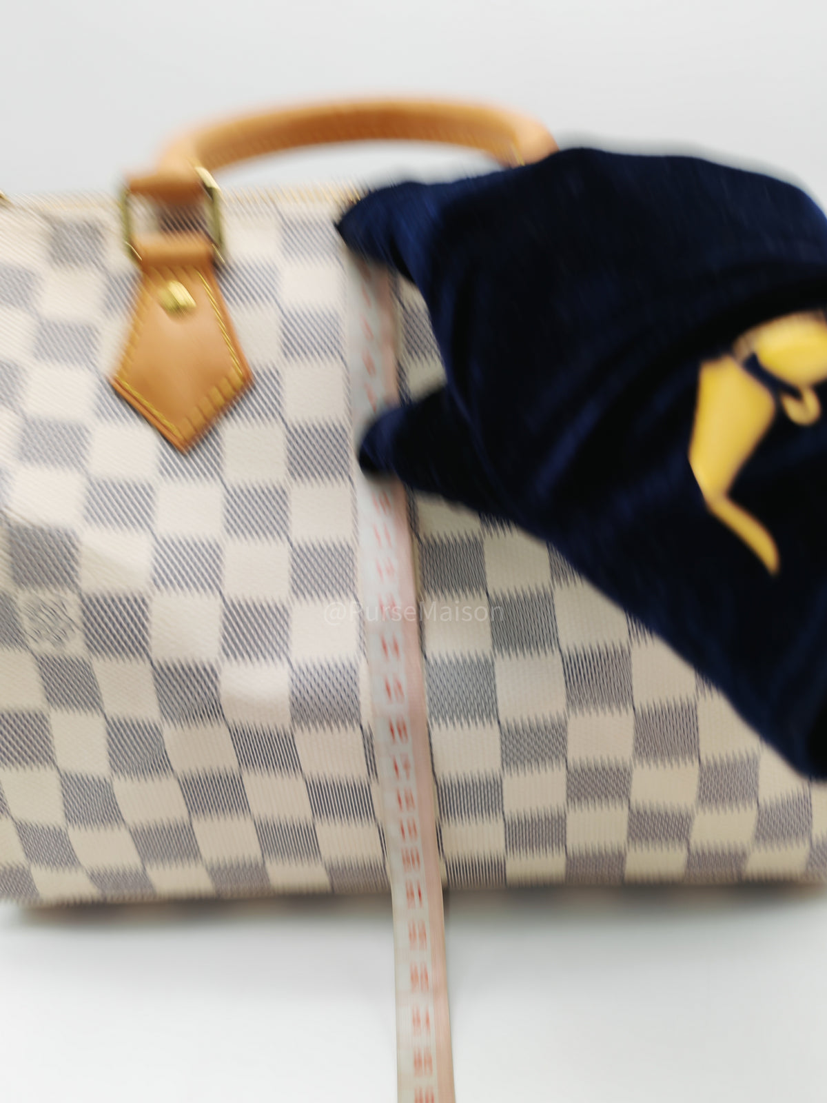 Louis Vuitton Speedy 25 Damier Azur Canvas (Date code: MB1128) | Purse Maison Luxury Bags Shop