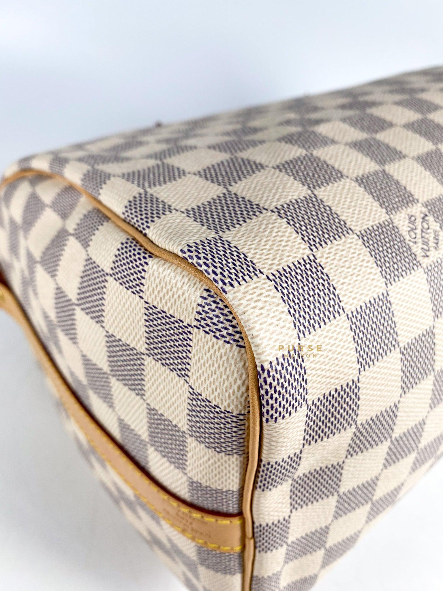 Louis Vuitton Speedy 30 Bandouliere Damier Azur (Microchip Embed)