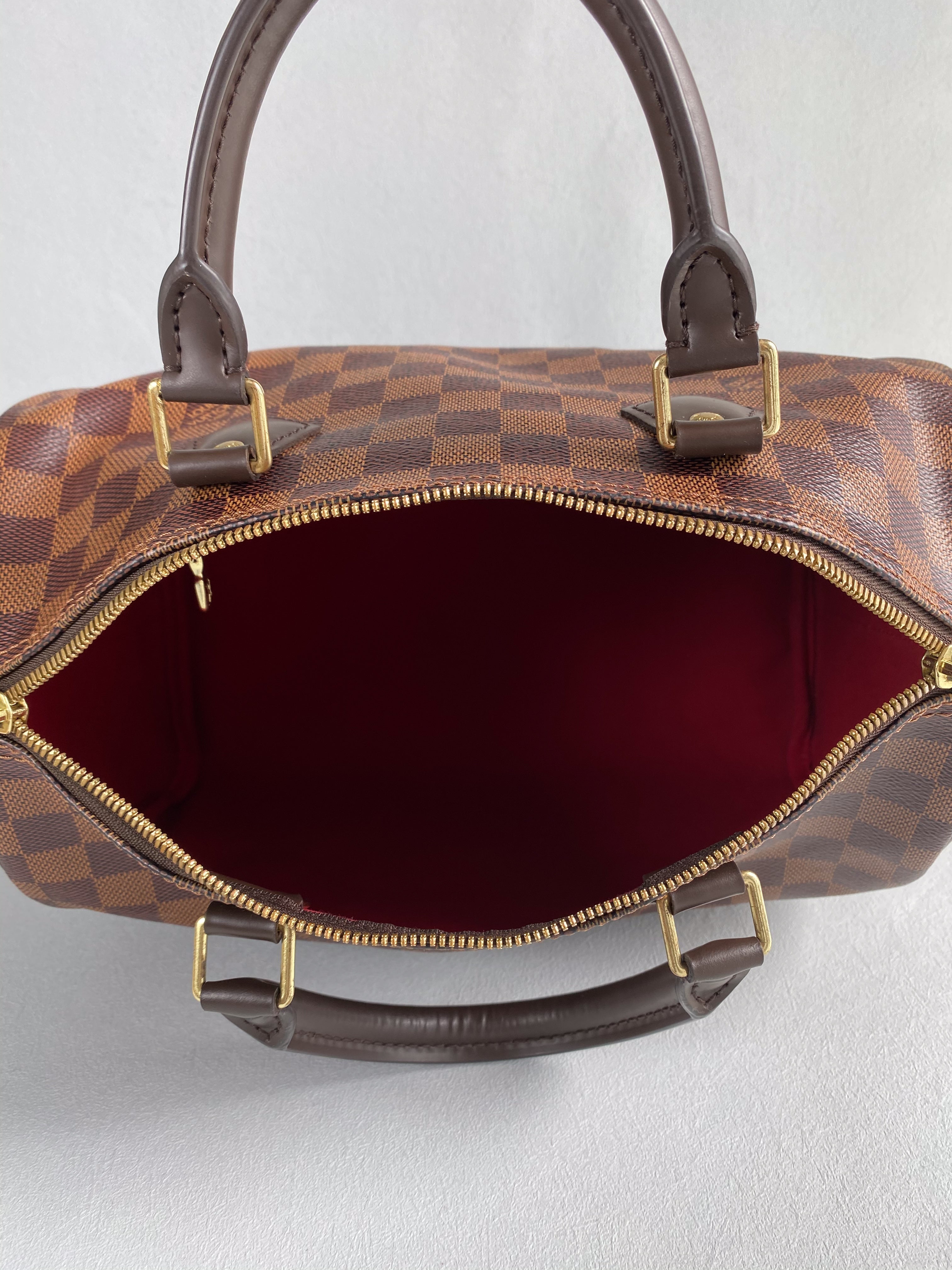 Louis Vuitton Speedy 30 Bandouliere Damier Ebene Canvas (Date Code: AA0280) | Purse Maison Luxury Bags Shop