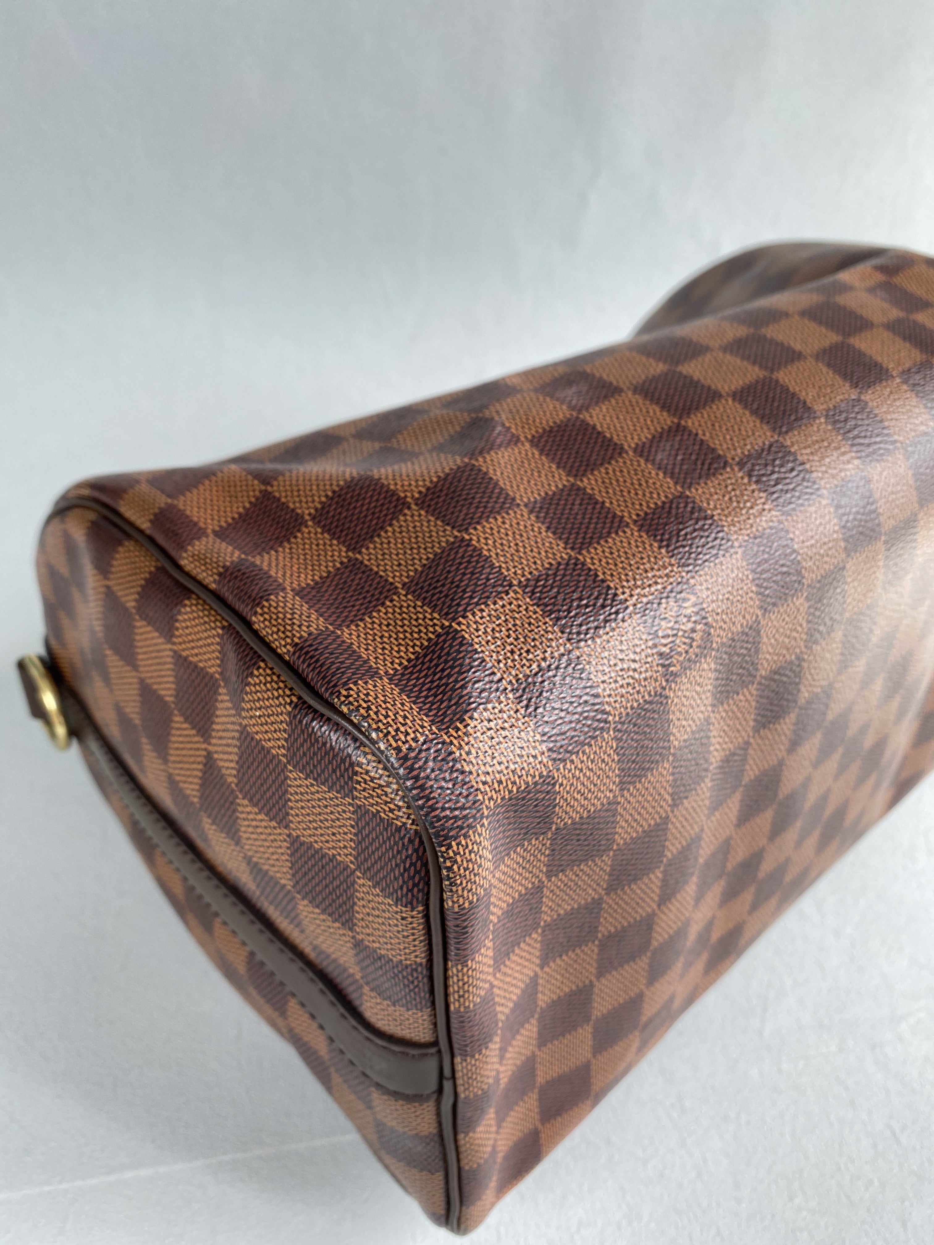 Louis Vuitton Speedy 30 Bandouliere Damier Ebene Canvas (Date Code